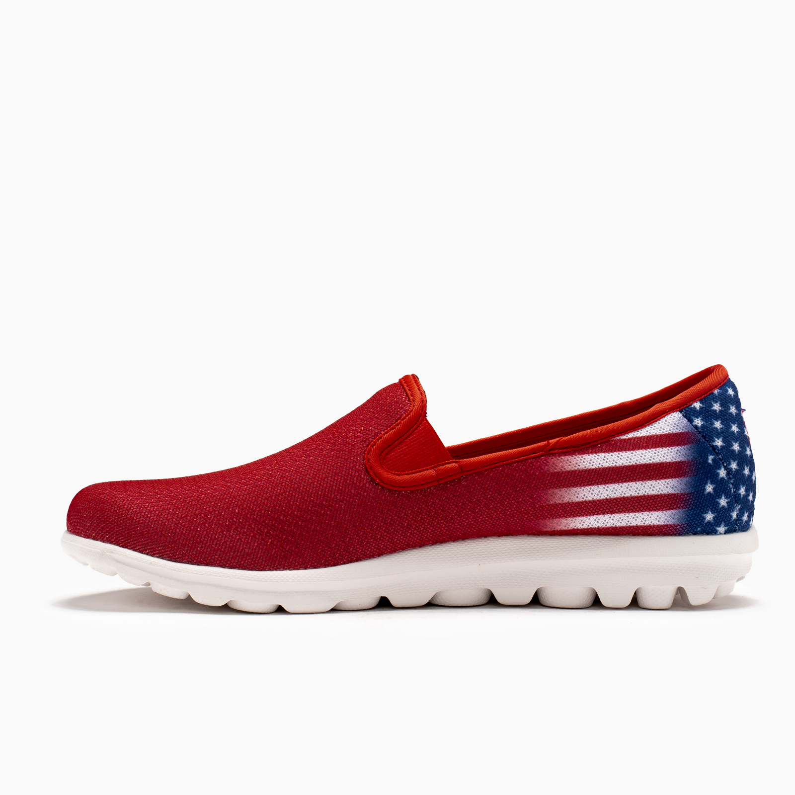 SKECHERS GO WALK 124792RED - MUJER