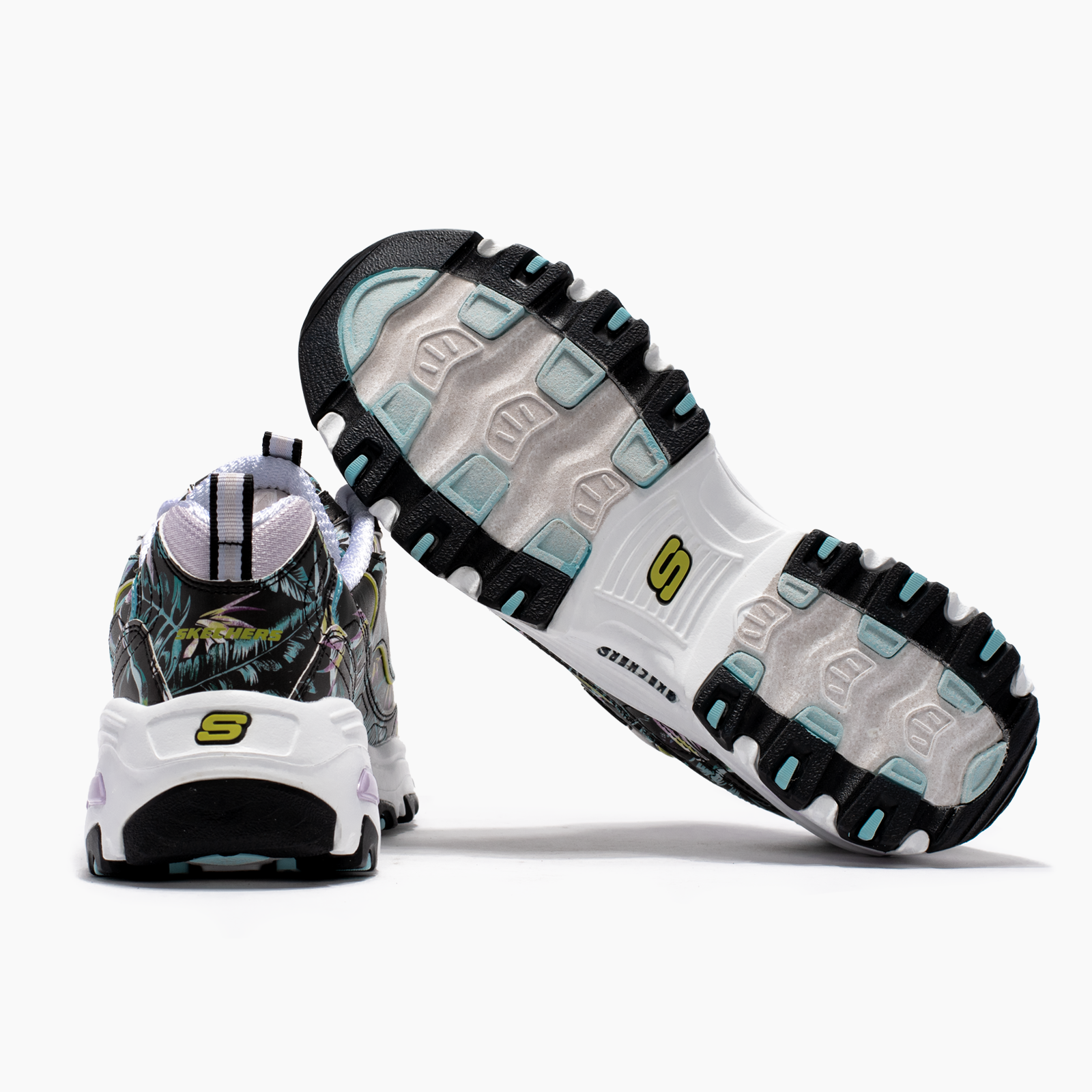 SKECHERS D´LITES BOTANICAL 149619BKMT - MUJER