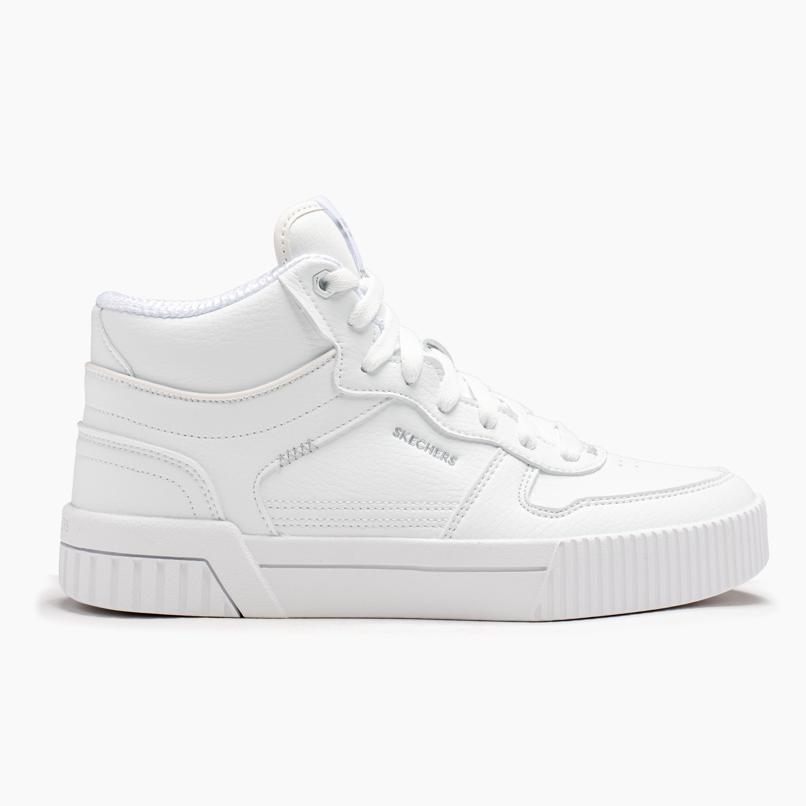 SKECHERS JADE HIGH 185104WHT - MUJER