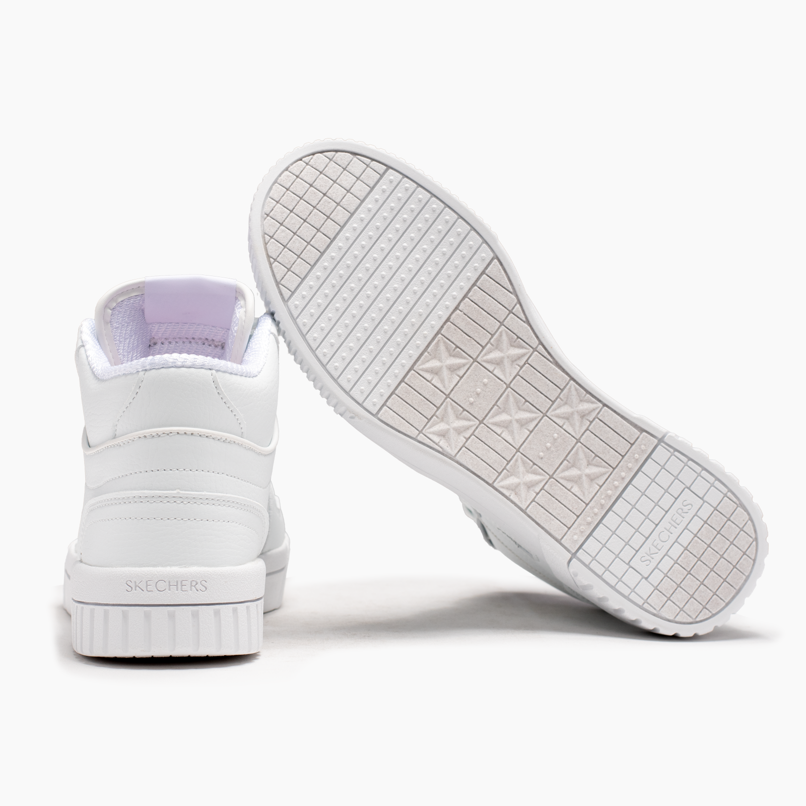 SKECHERS JADE HIGH 185104WHT - MUJER