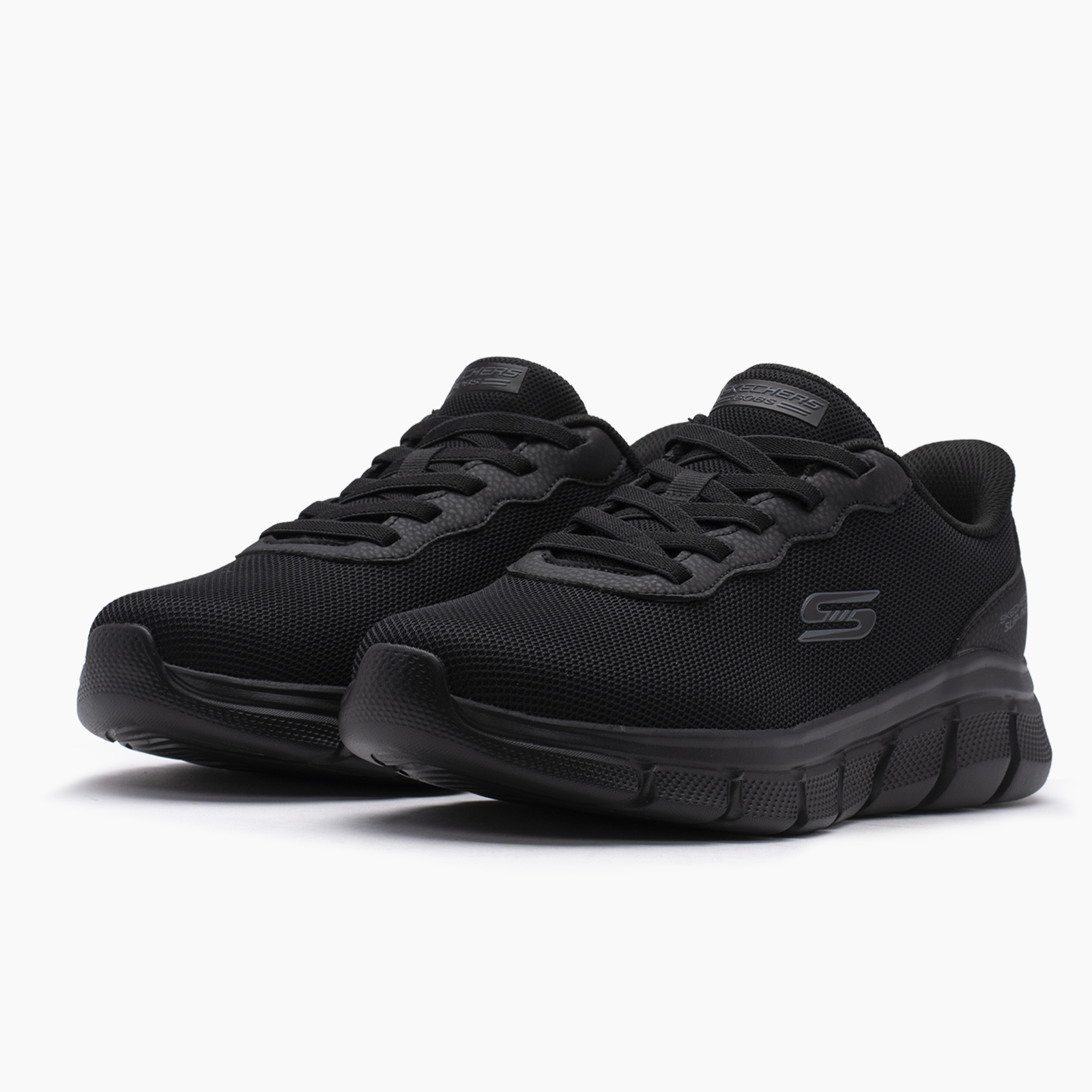 Skechers para hombre negro casual