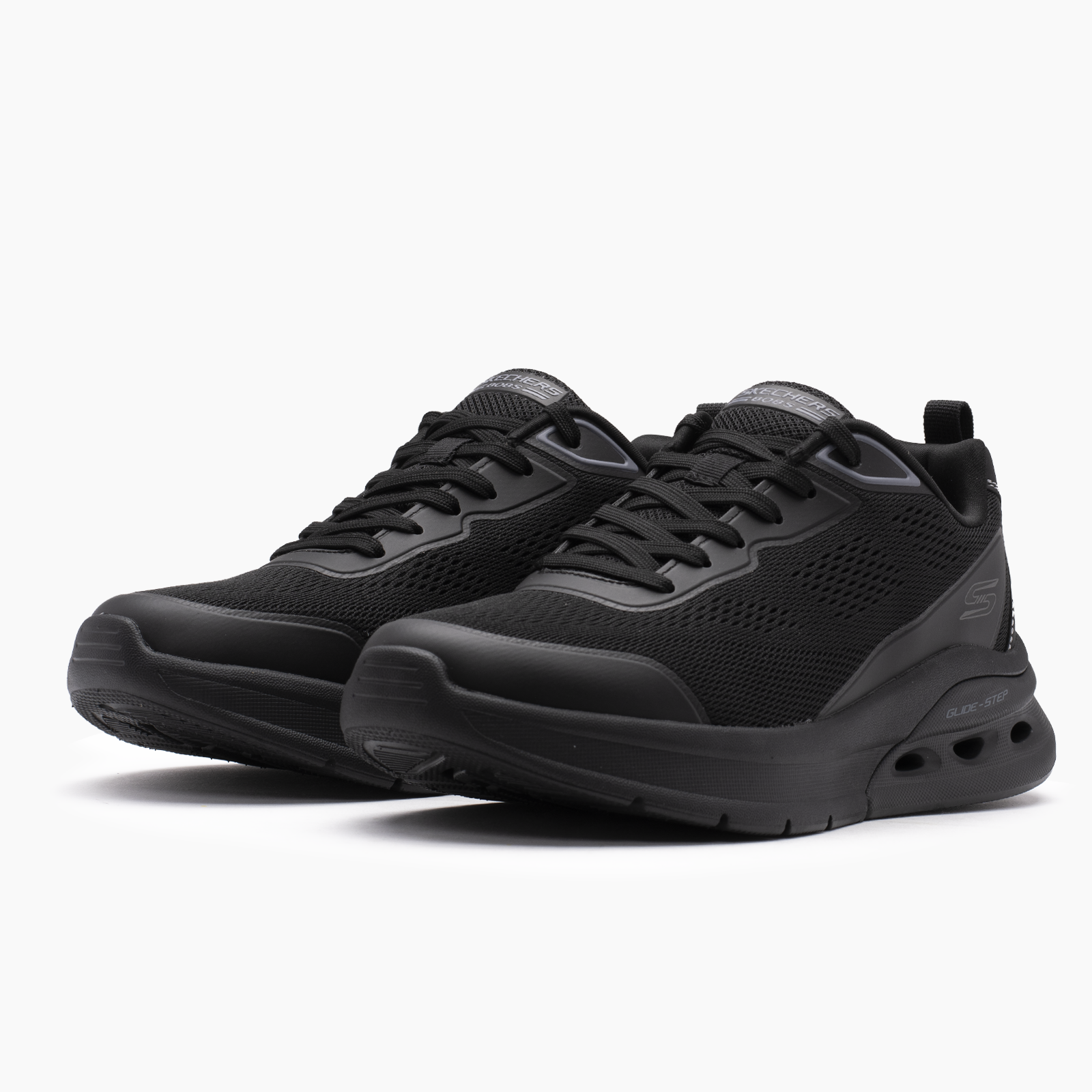 Skechers para hombre negro casual