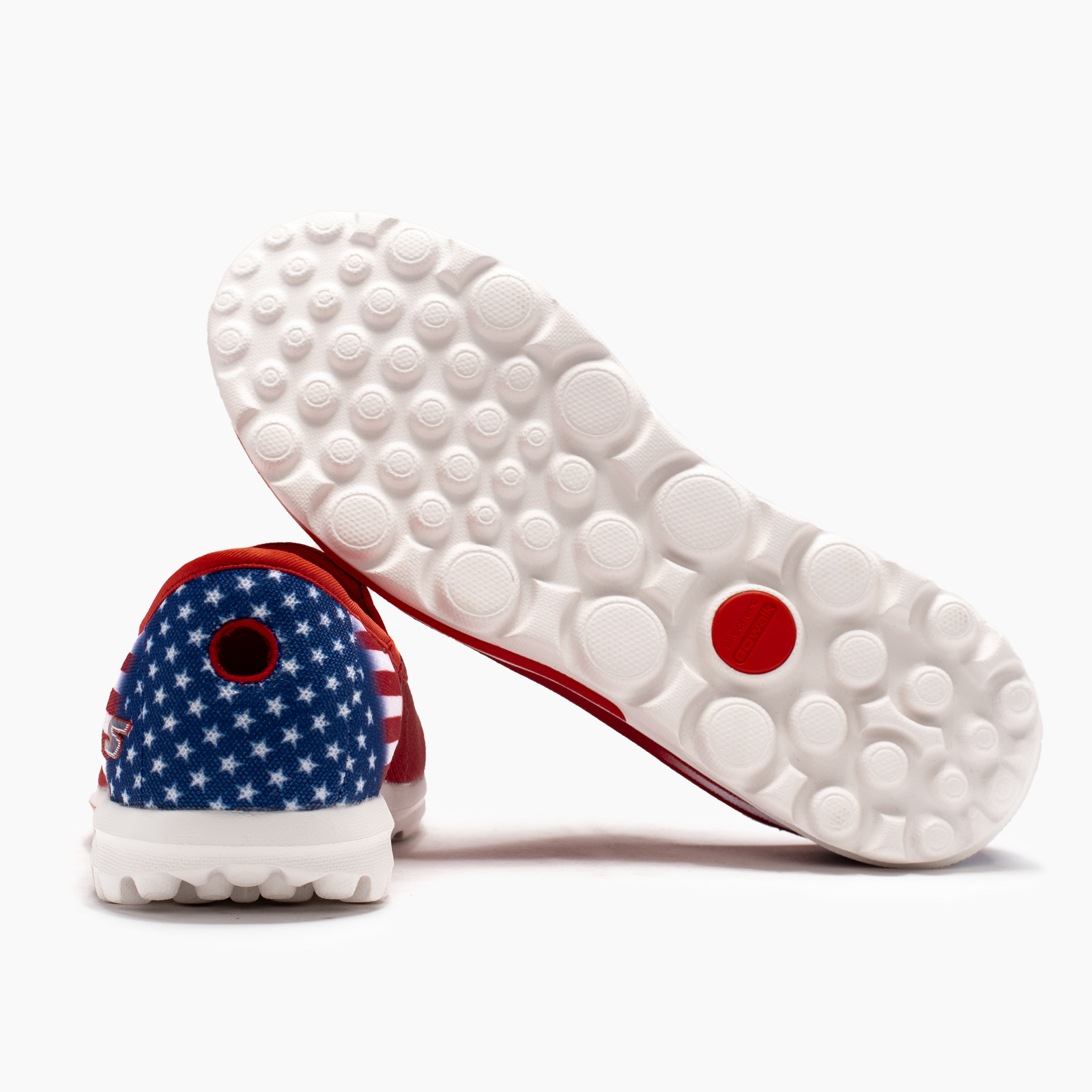Skechers para mujer rojo para caminar
