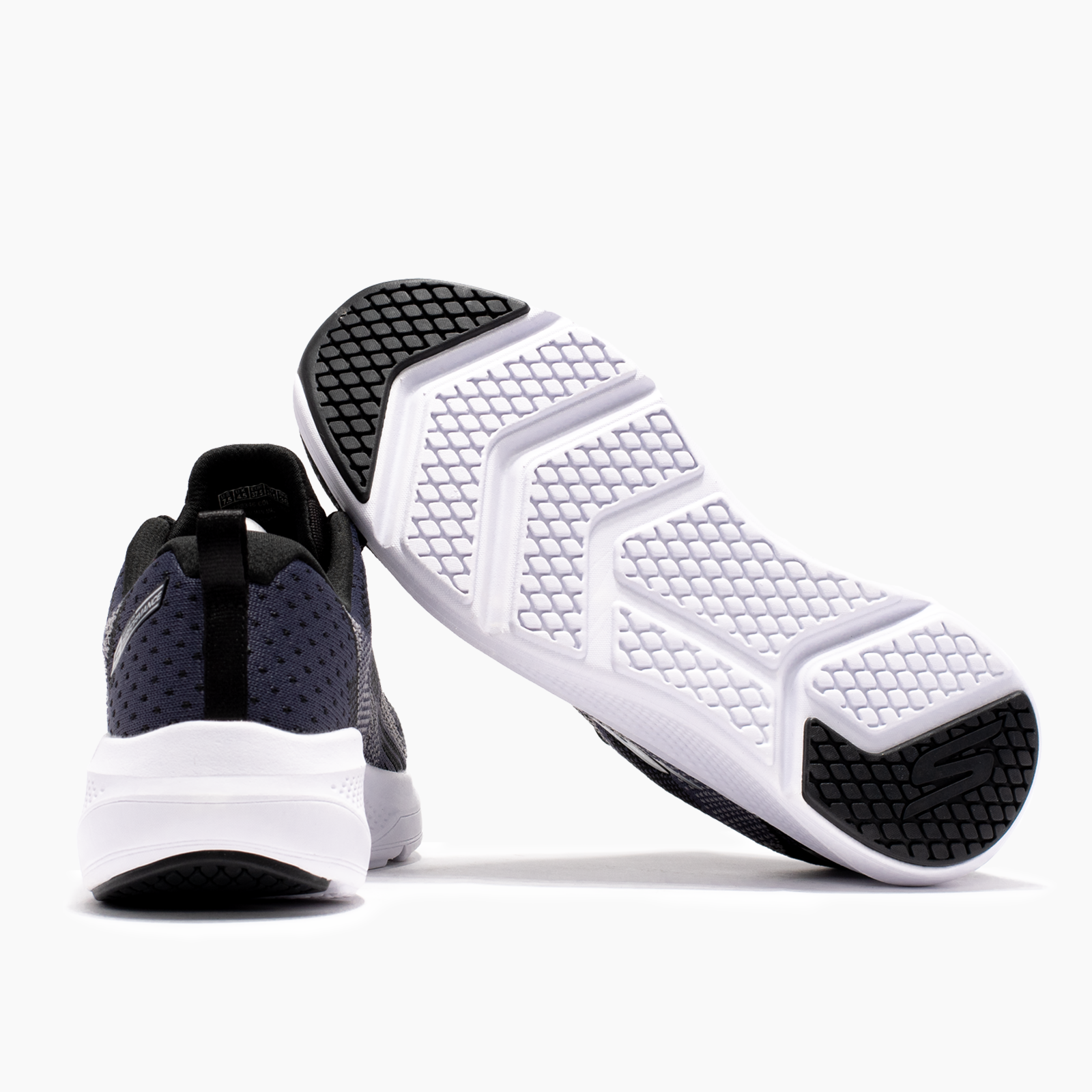 SKECHERS 128346BKGY - MUJER