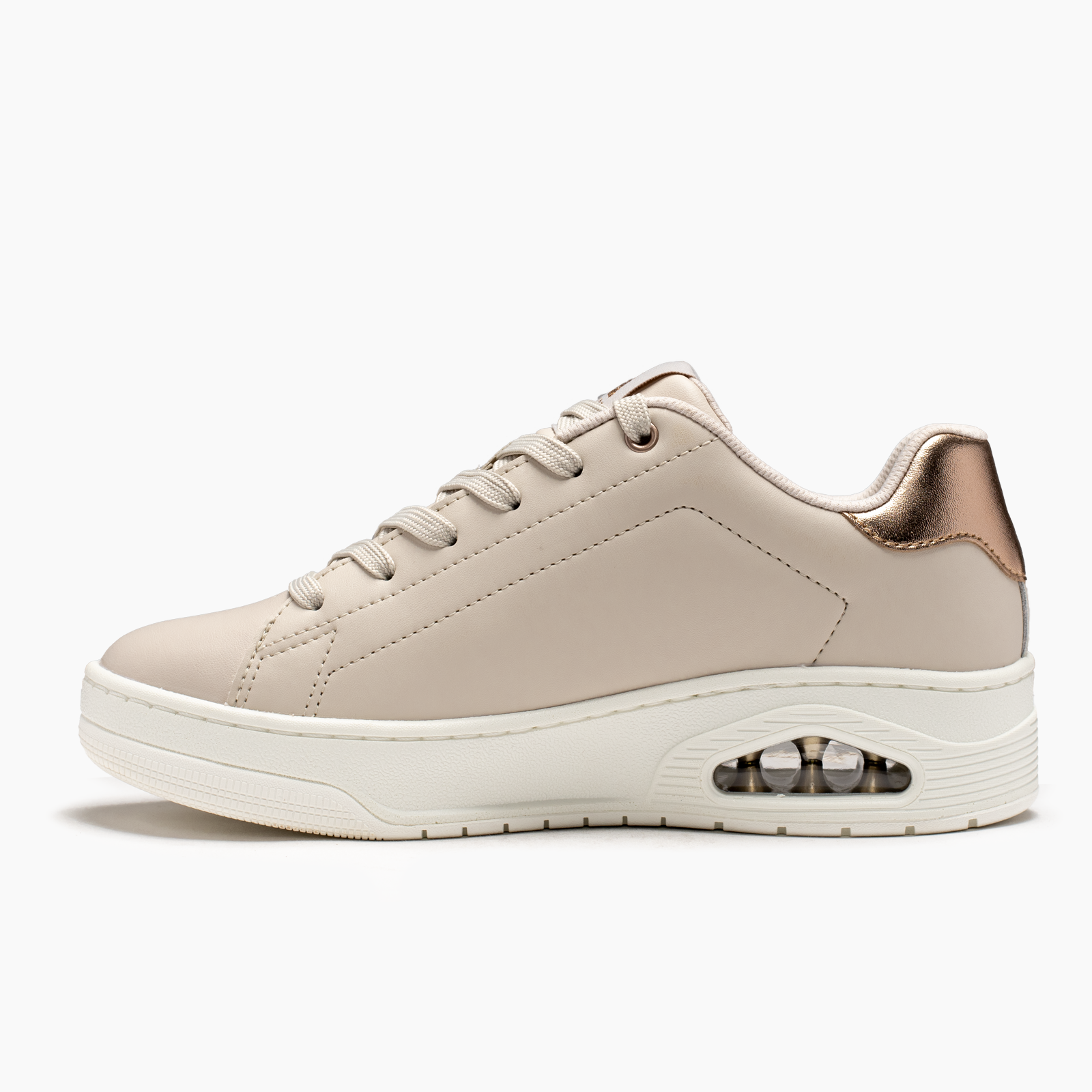 SKECHERS UNO COURT 177700NAT - MUJER
