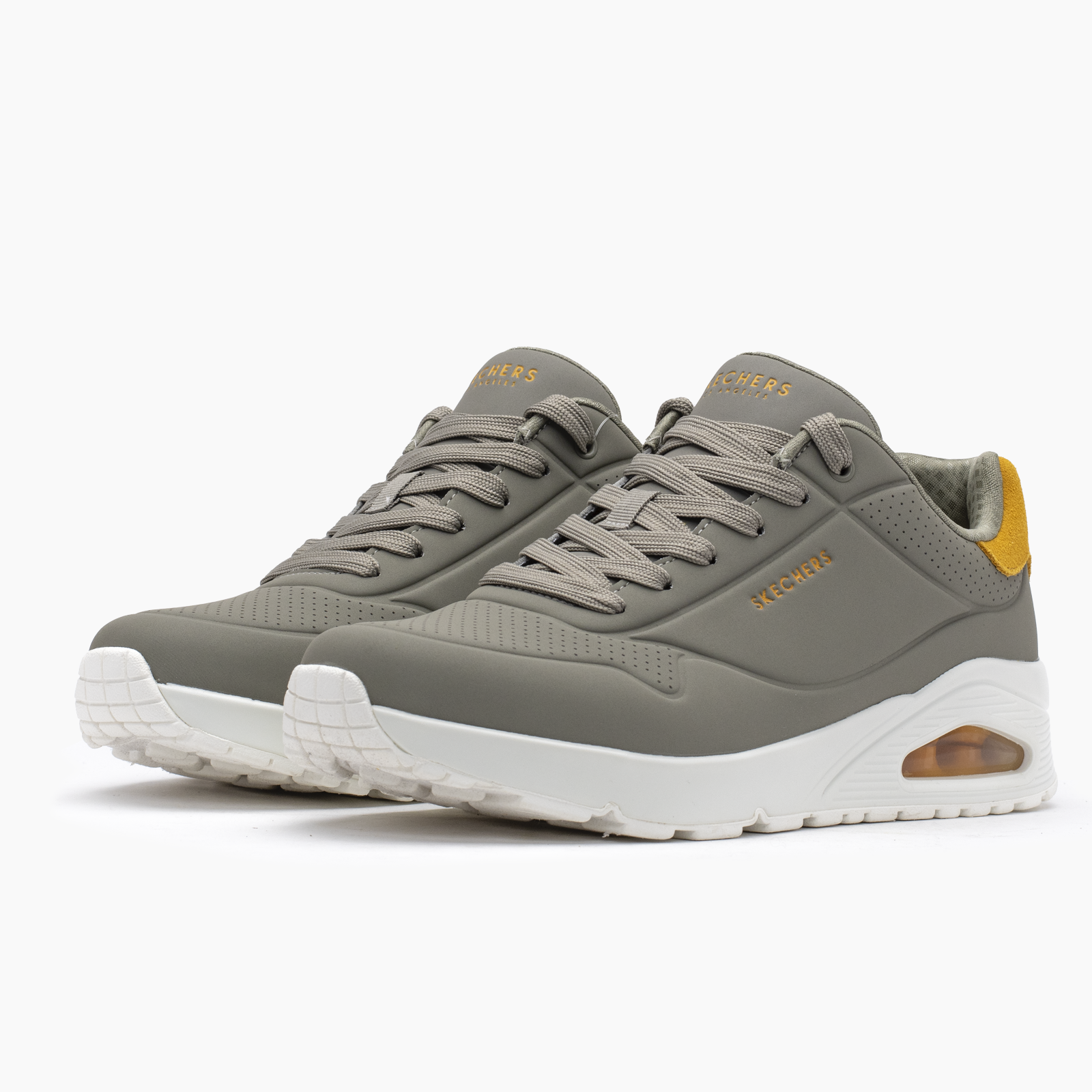 Skechers para hombre verde casual