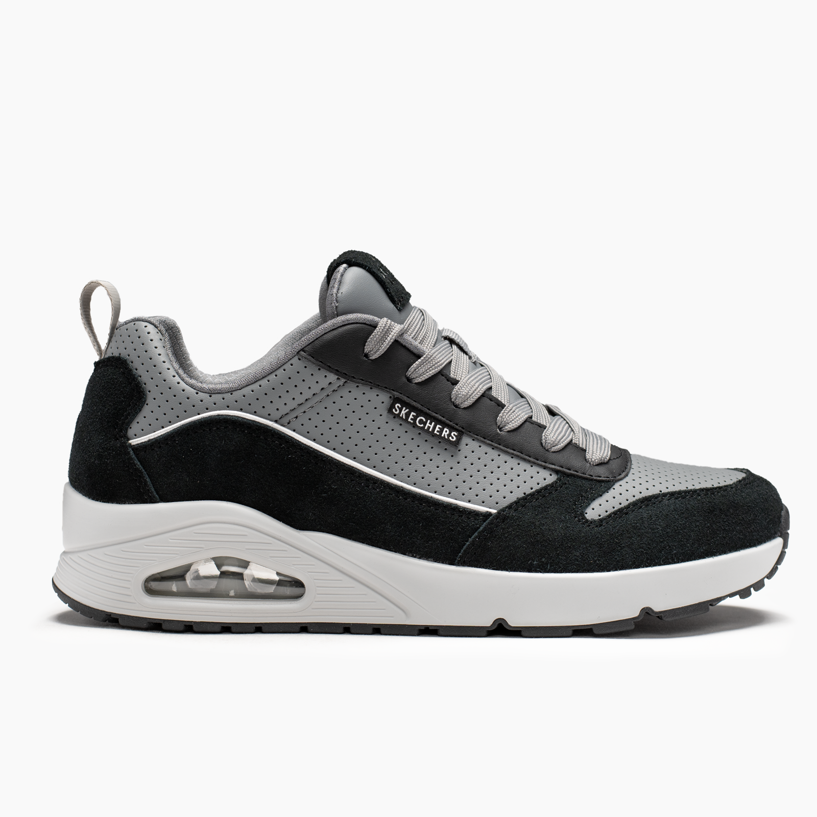 SKECHERS UNO STACRE 183011BKGY - HOMBRE