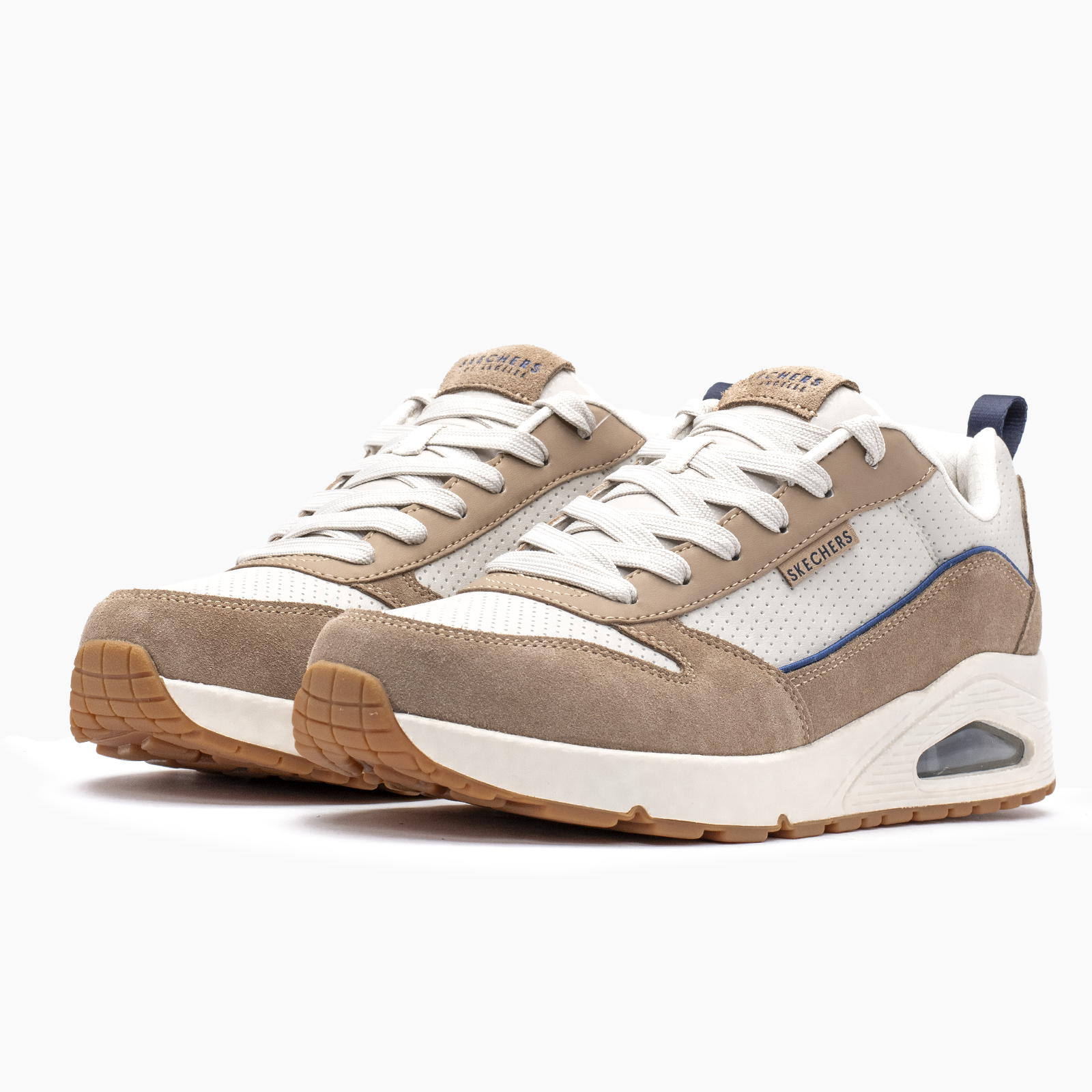 Skechers para hombre beige casual