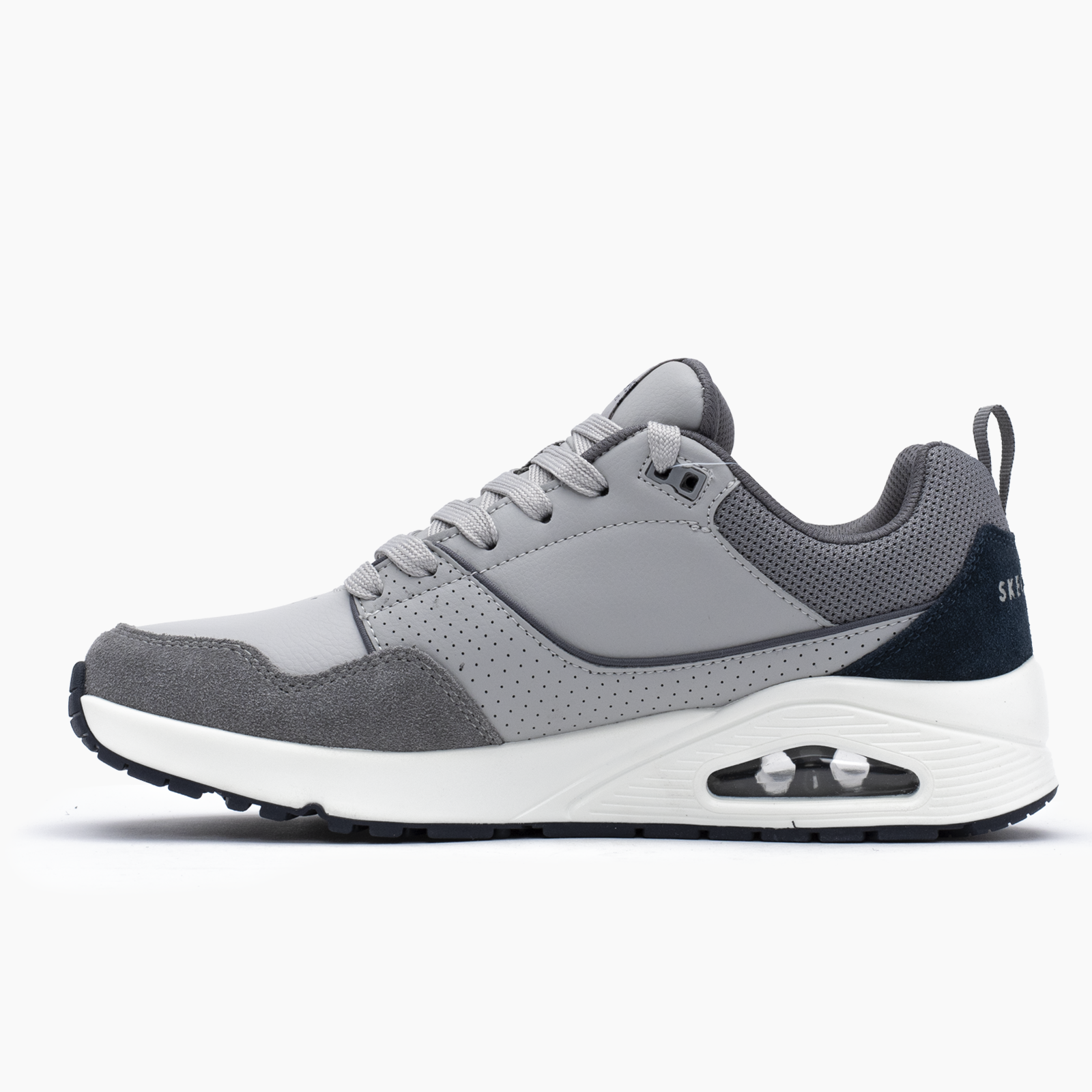 Skechers para hombre gris casual