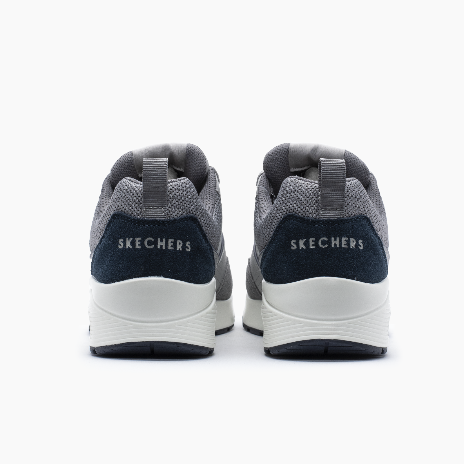 Skechers para hombre gris casual