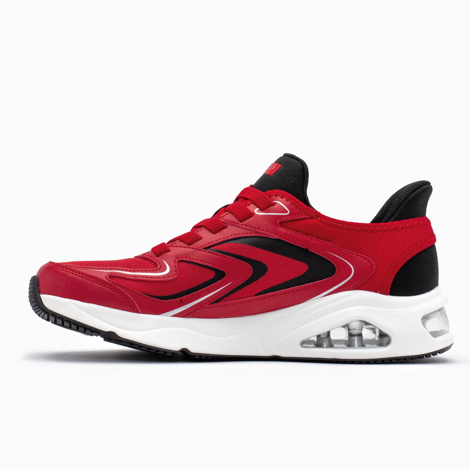 Skechers para hombre rojo casual
