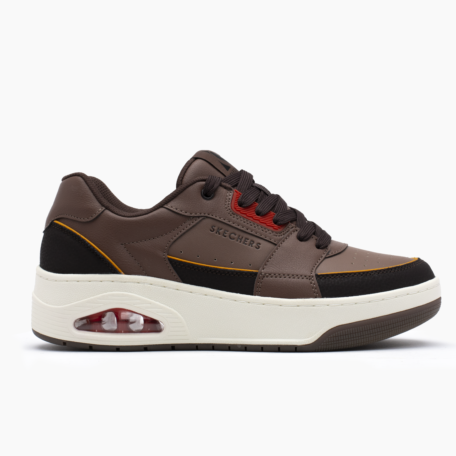 Skechers para hombre marrón casual