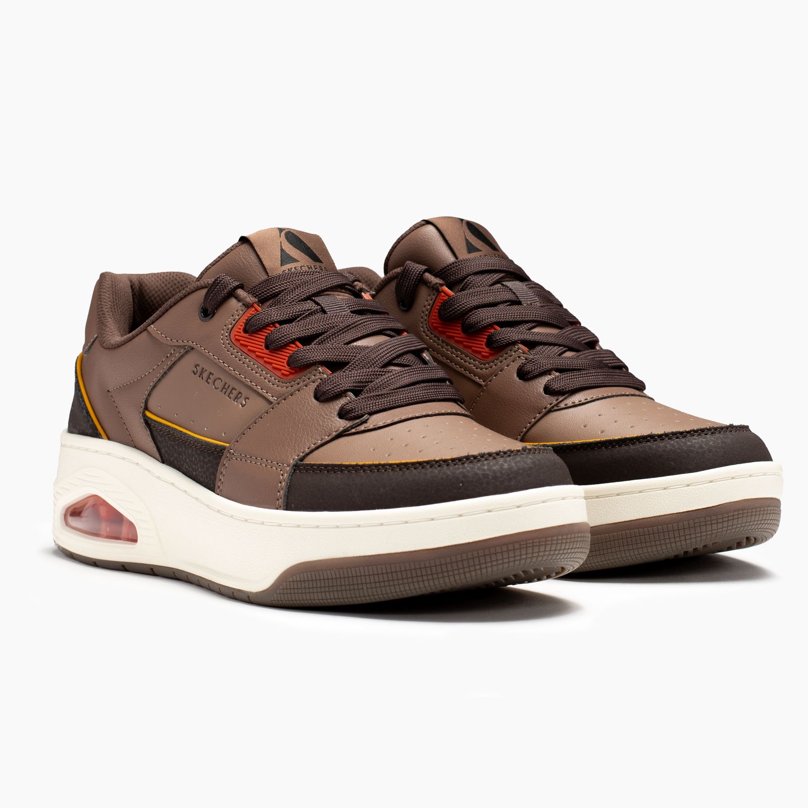 SKECHERS UNO COURT 183140DKBR - HOMBRE