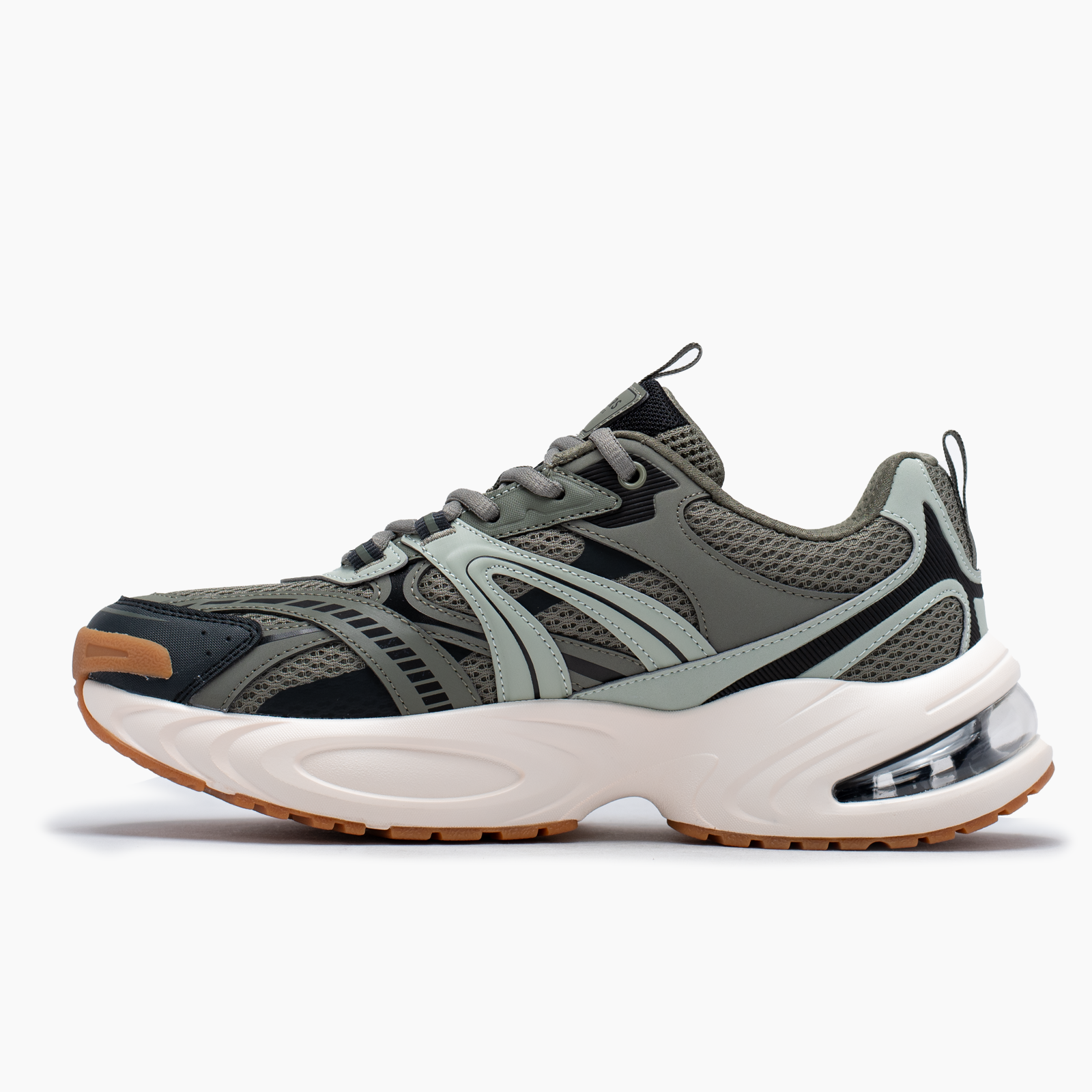 Skechers para hombre verde casual