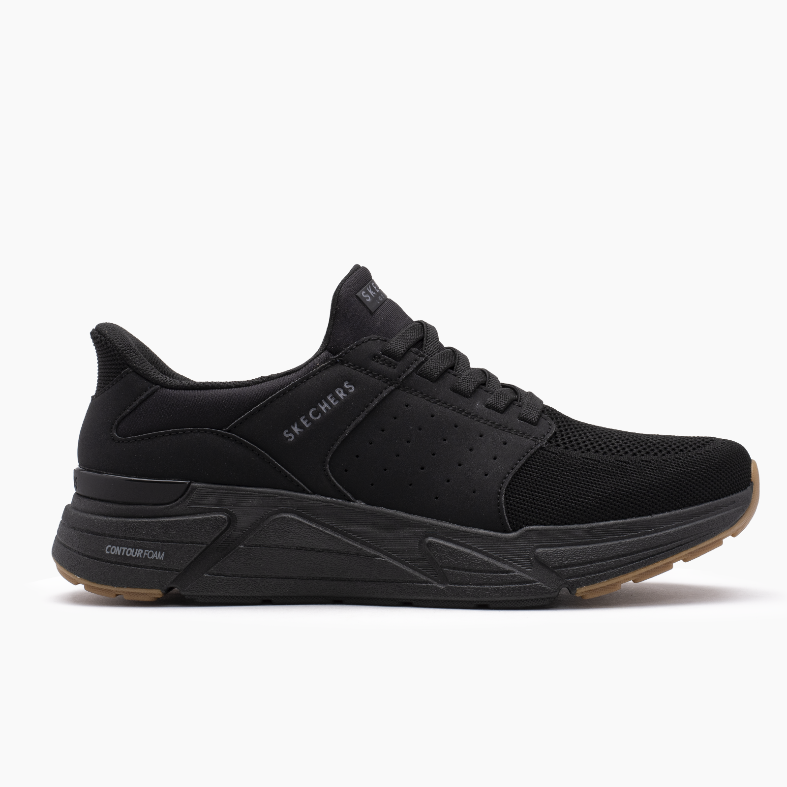 Skechers para hombre negro casual