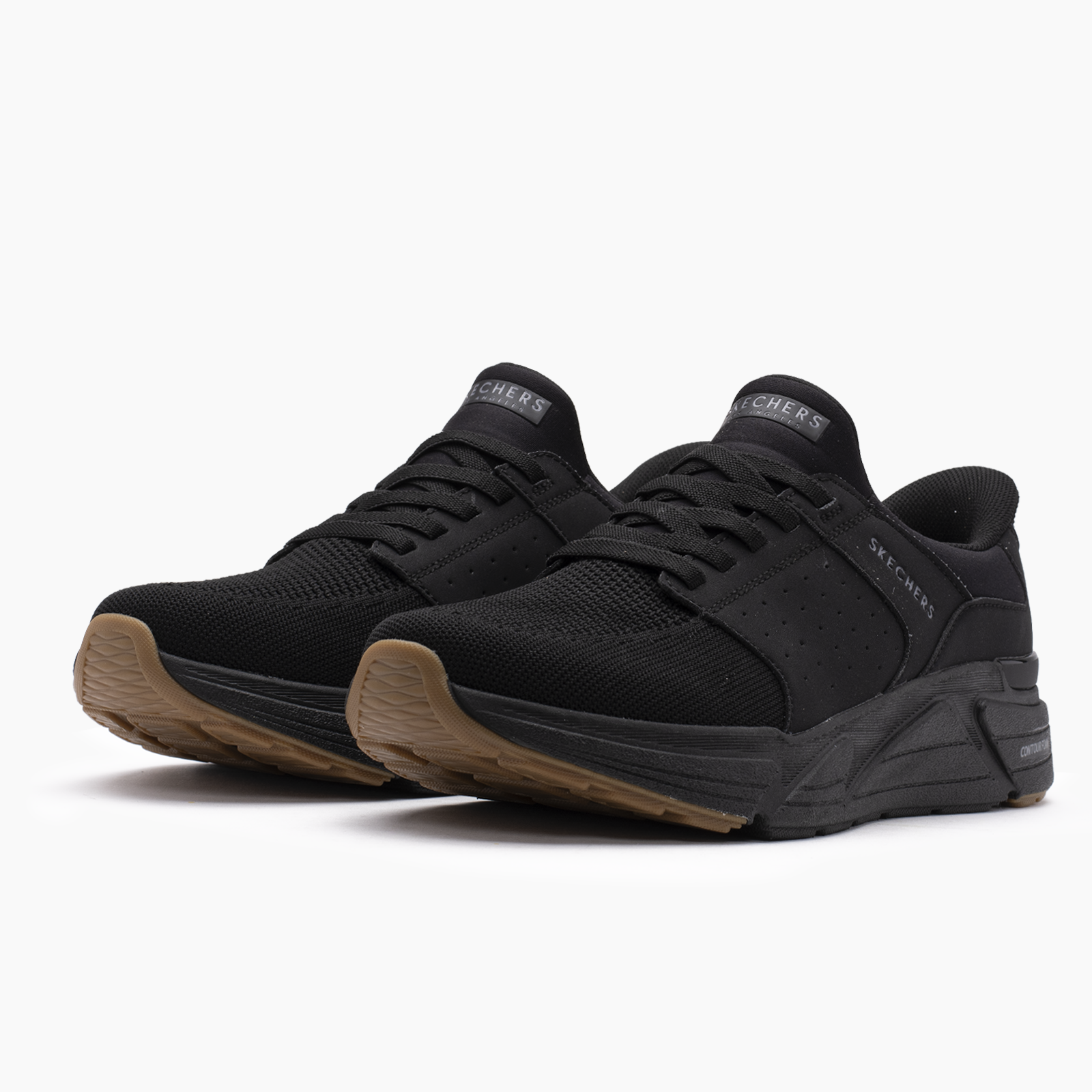 Skechers para hombre negro casual
