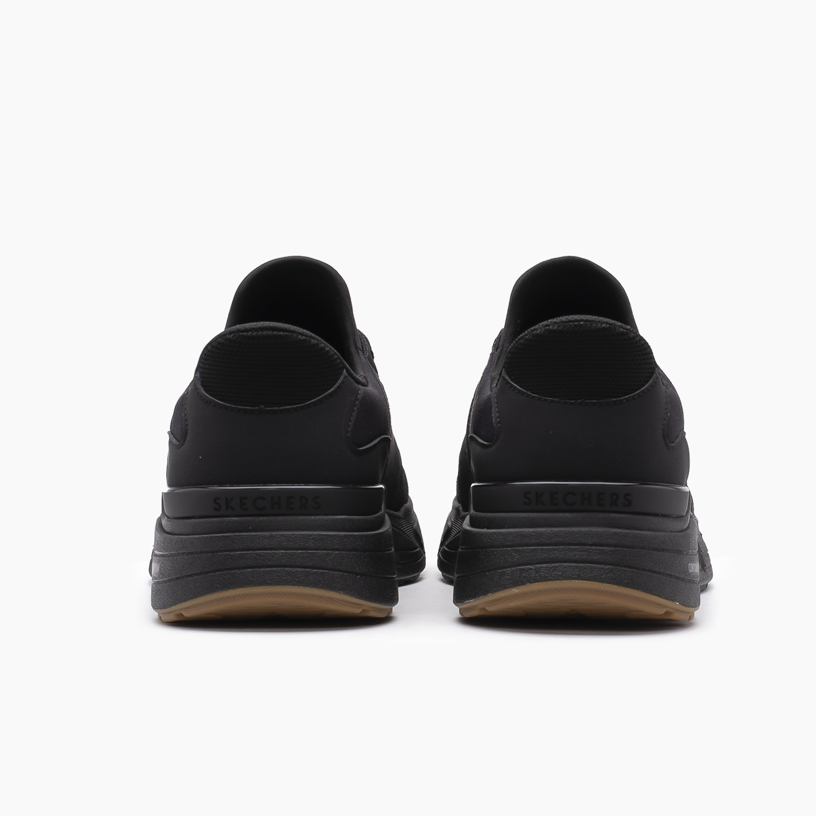 Skechers para hombre negro casual