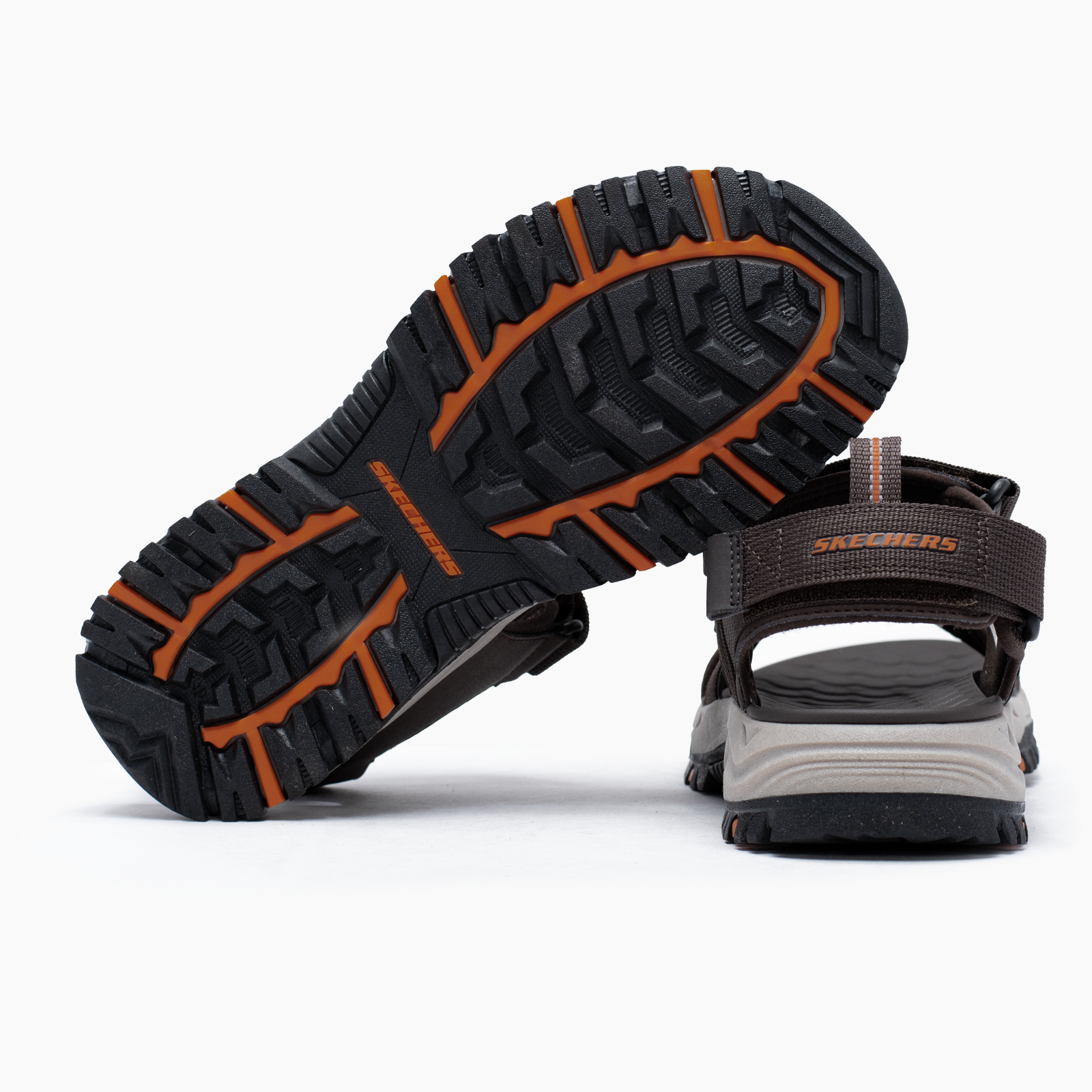 Skechers para hombre marrón casual