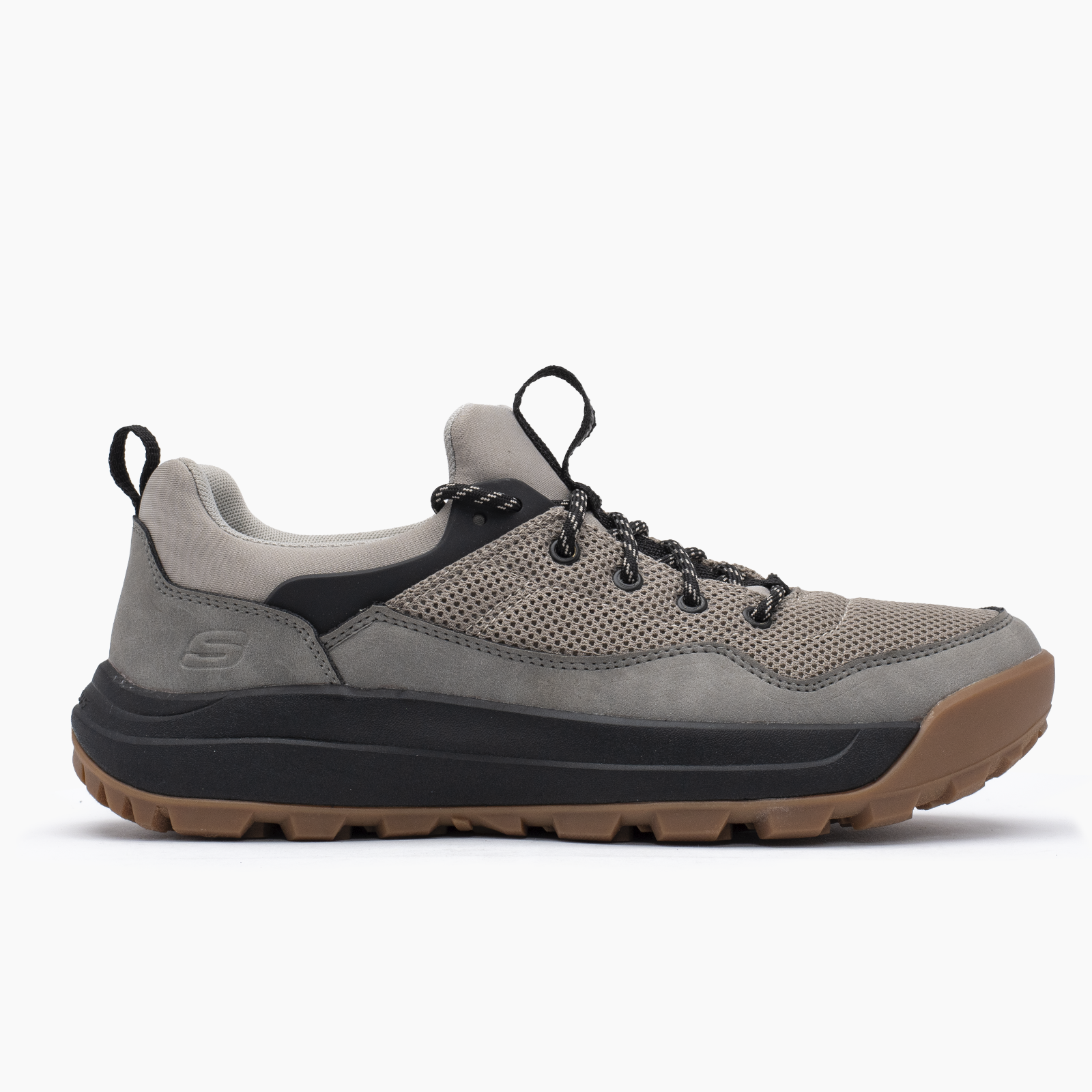 Skechers para hombre gris casual