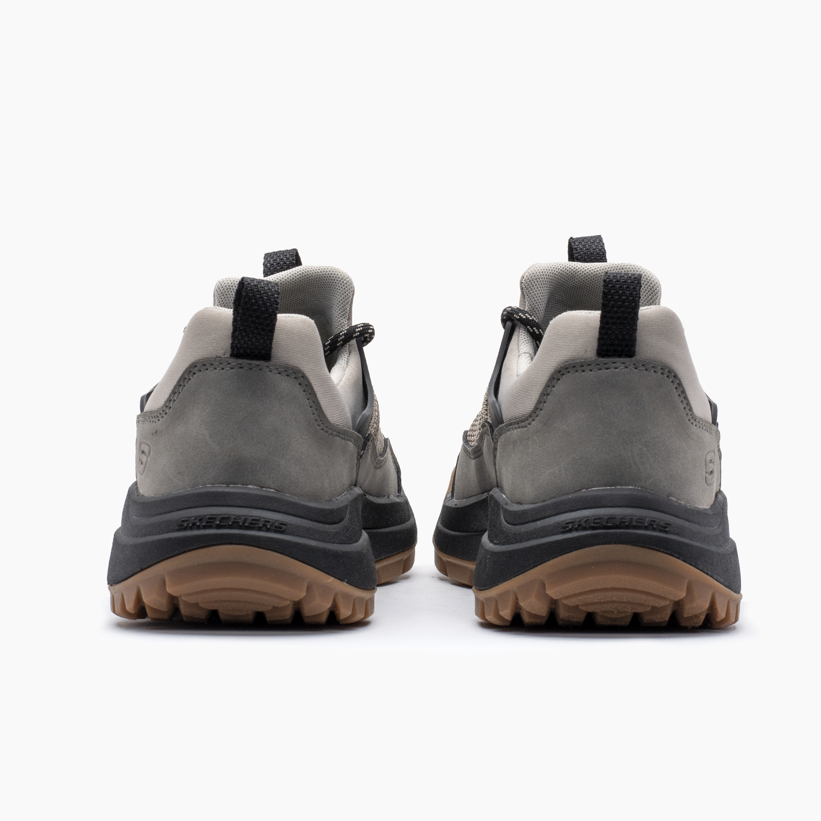 Skechers para hombre gris casual