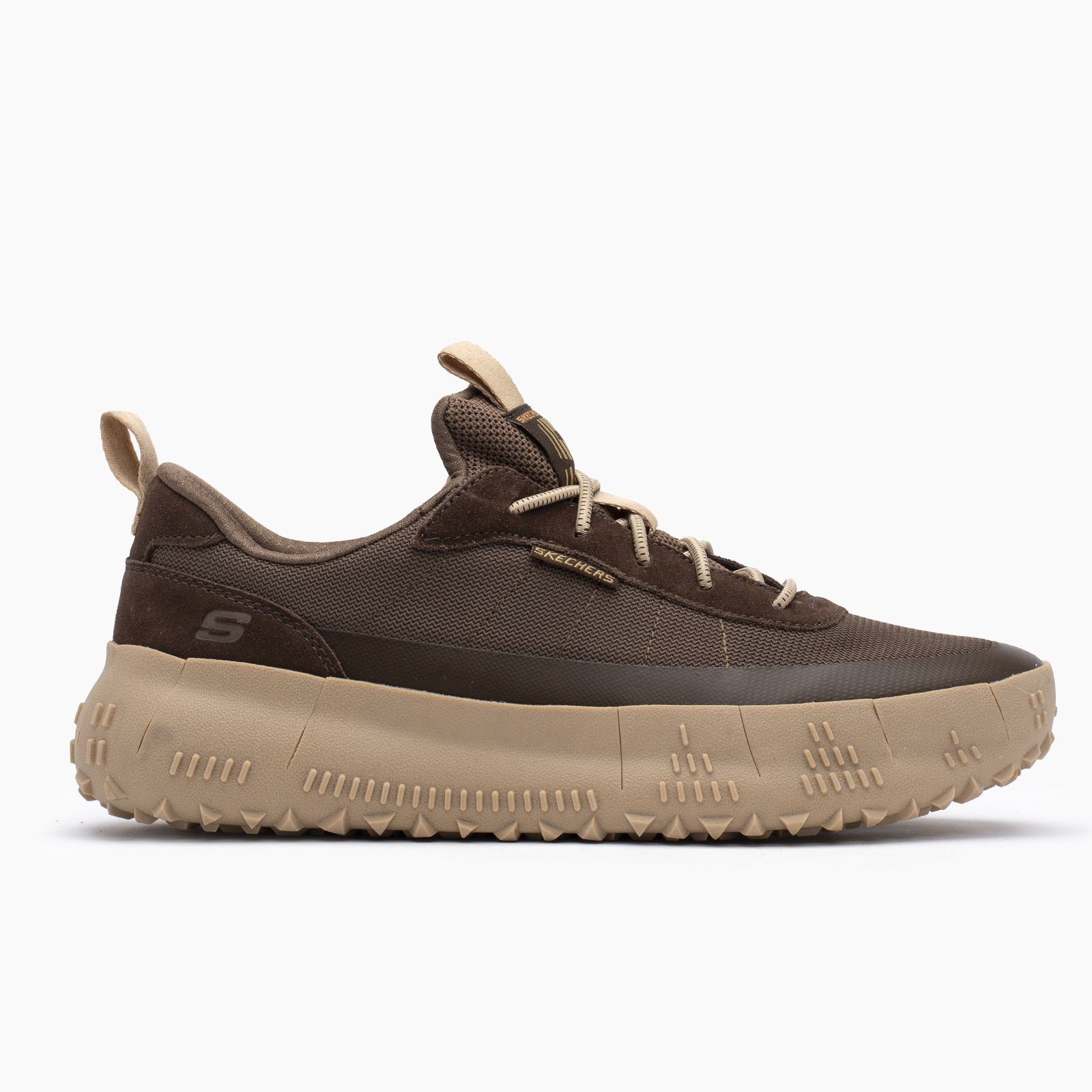 Skechers para hombre café casual