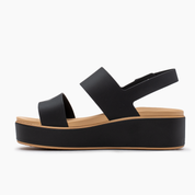 Crocs Brooklyn Matte Wrap Low Wedge - Mujer