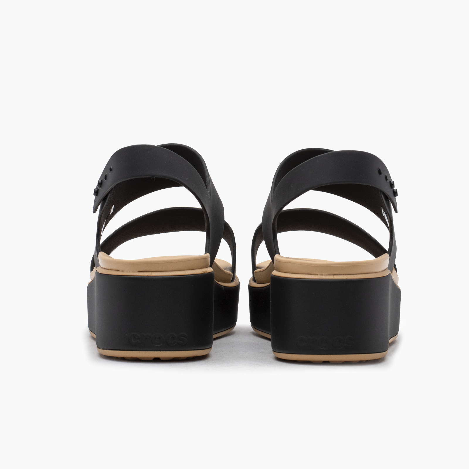 Crocs Brooklyn Matte Wrap Low Wedge - Mujer
