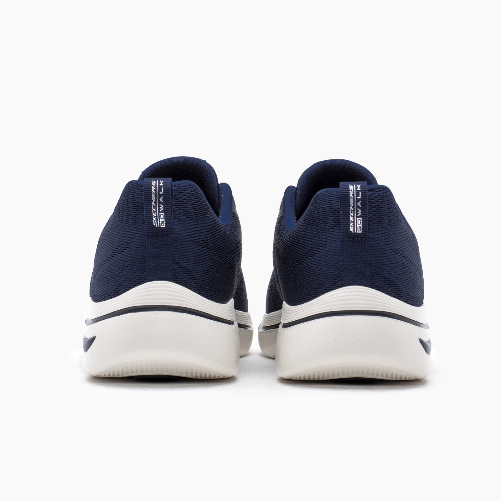 Skechers para hombre azul marino caminatas