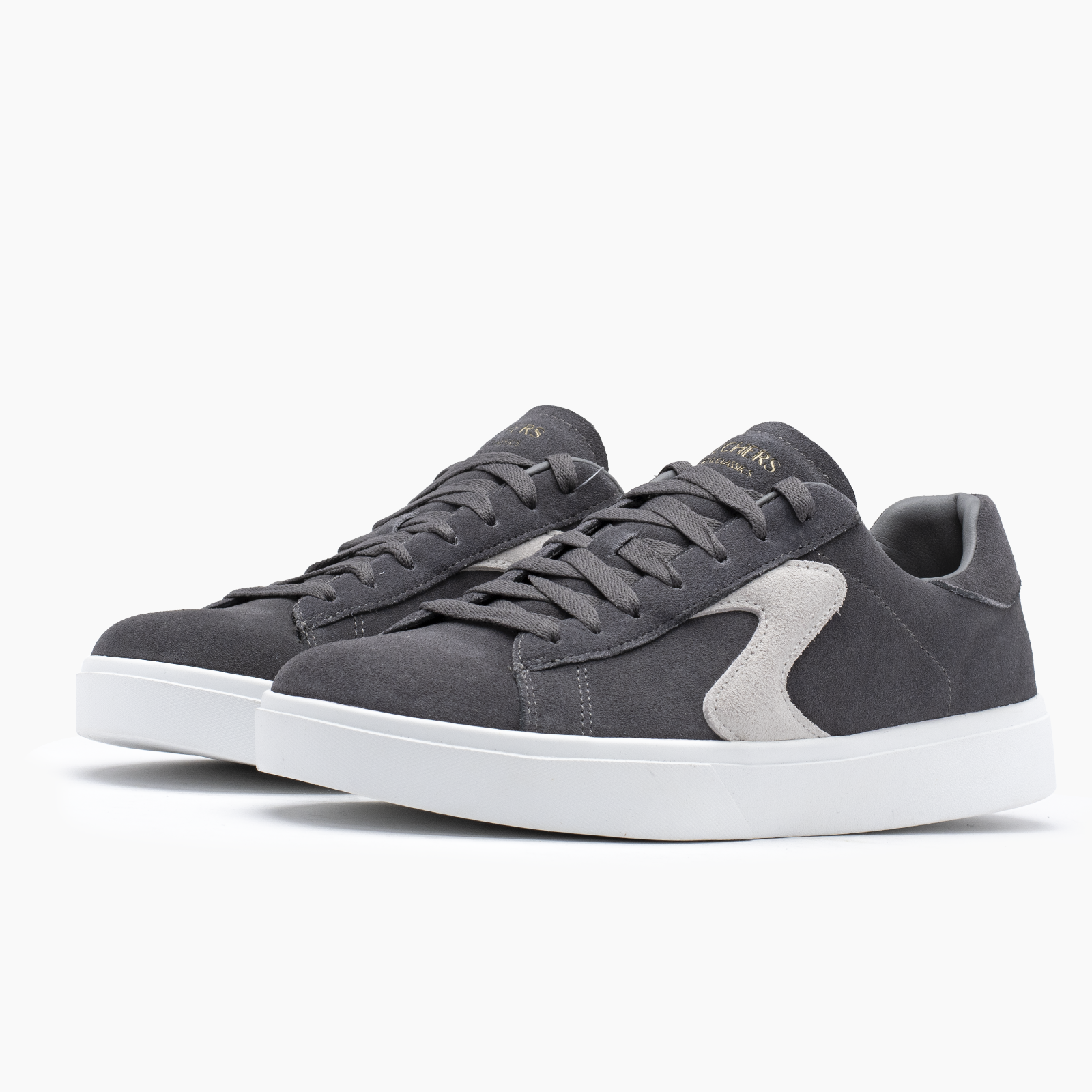 Skechers para hombre gris casual