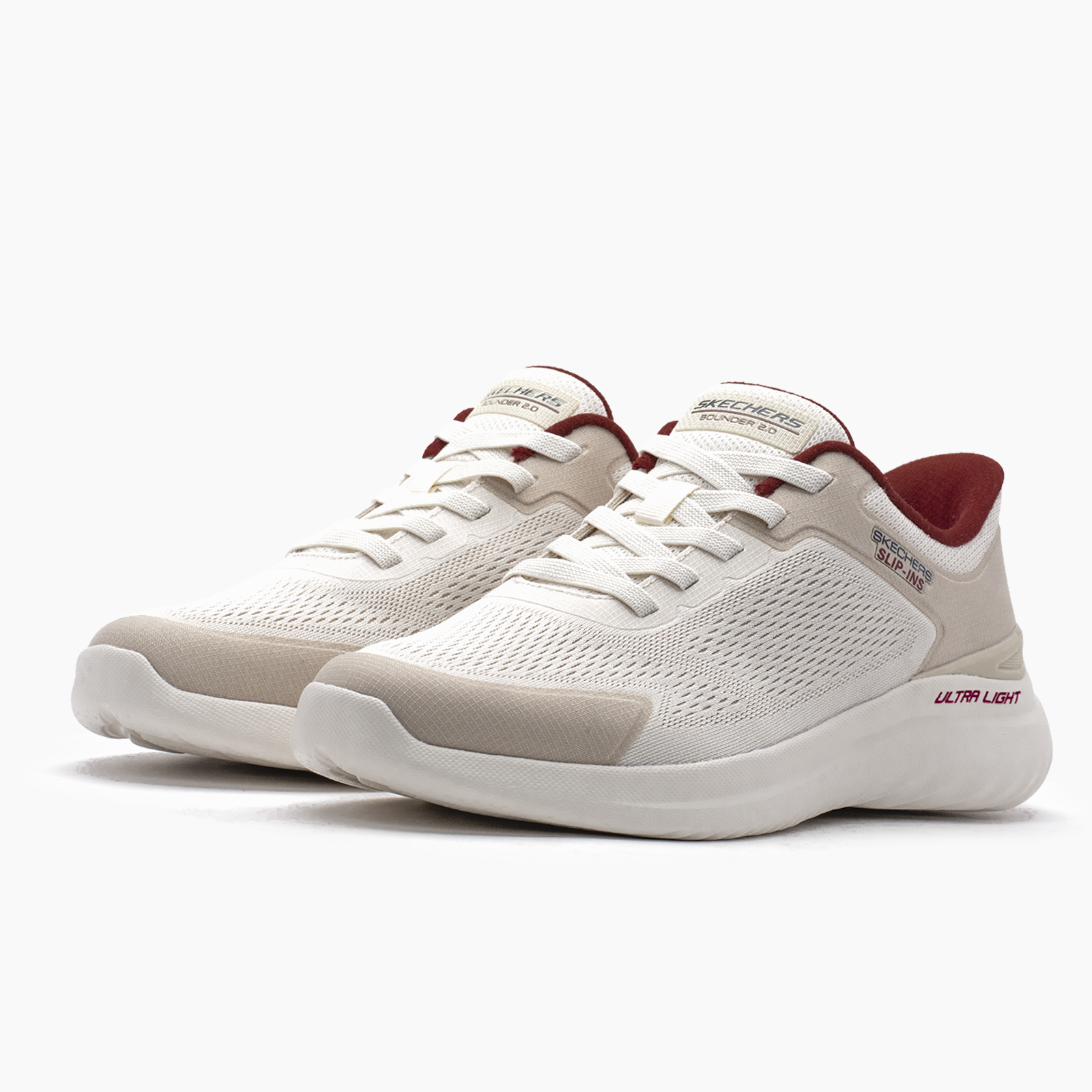 Skechers para hombre blanco para caminatas