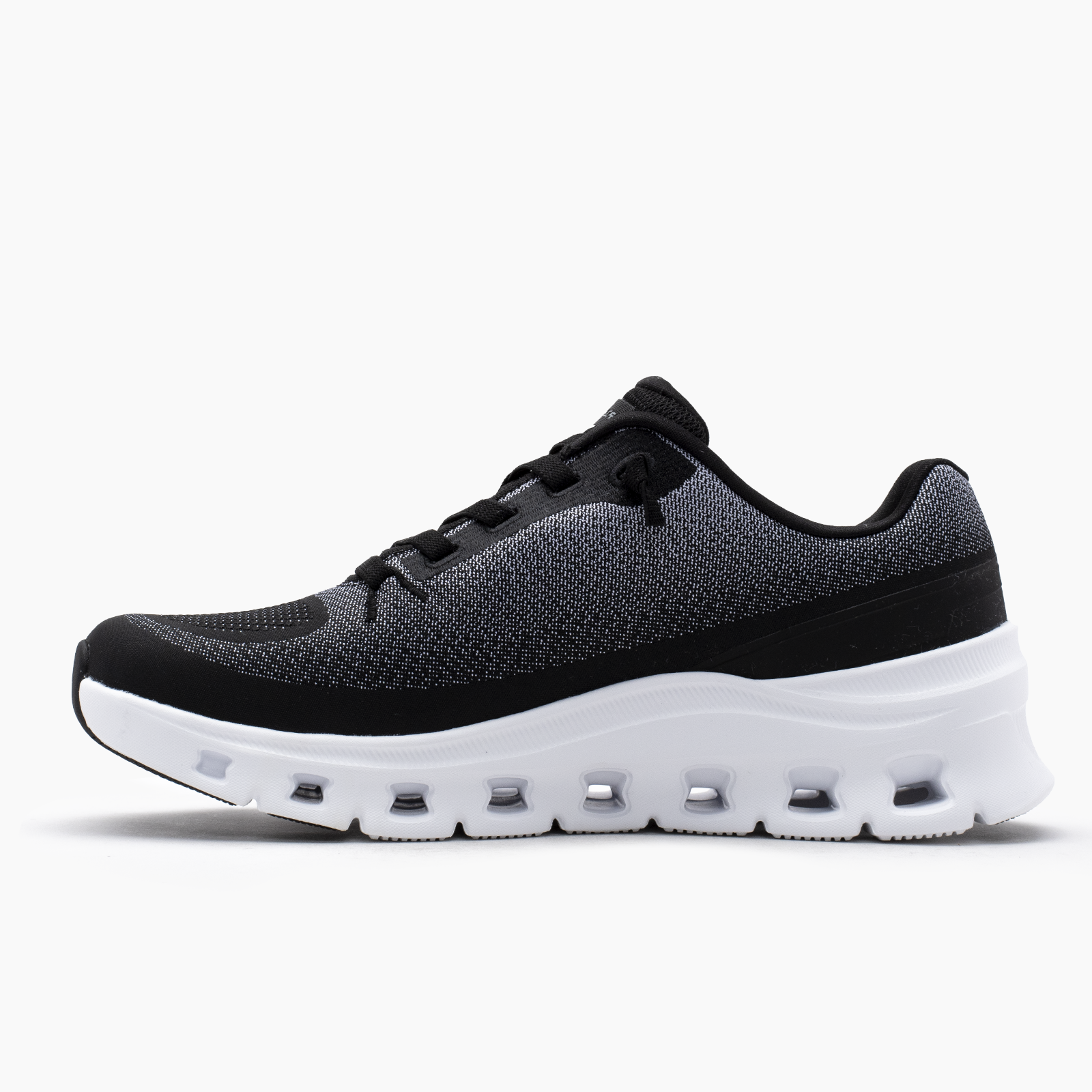 Skechers negro para hombre caminatas