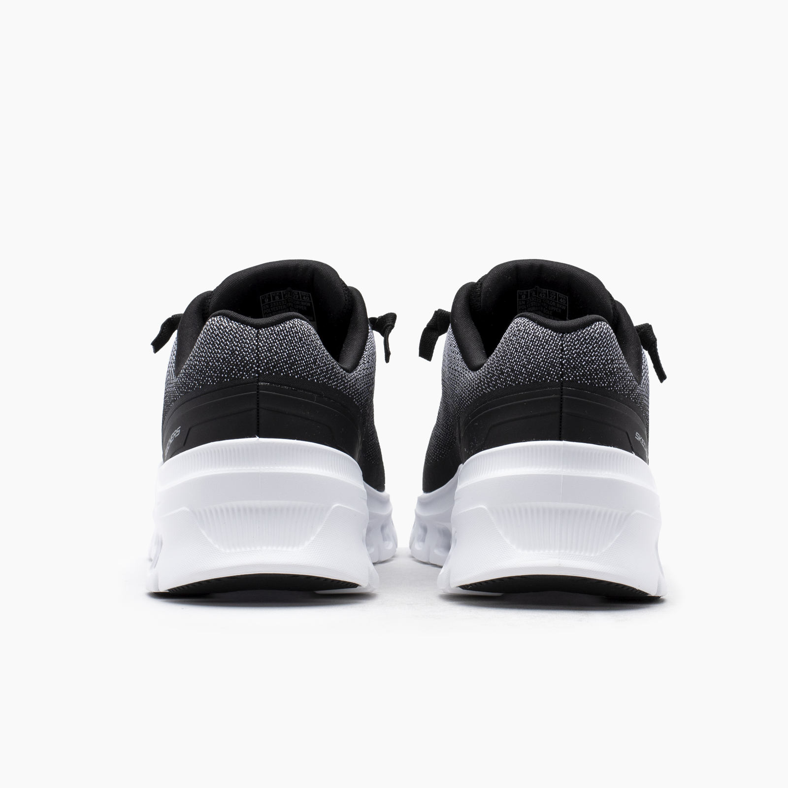 Skechers negro para hombre caminatas
