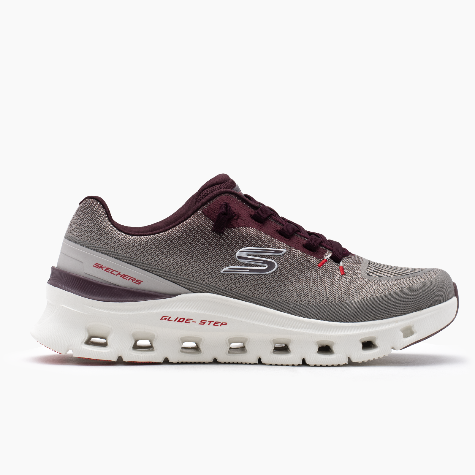 Skechers gris para hombre caminatas