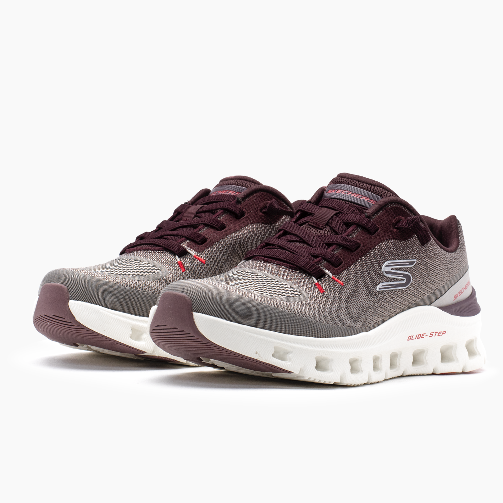 Skechers gris para hombre caminatas