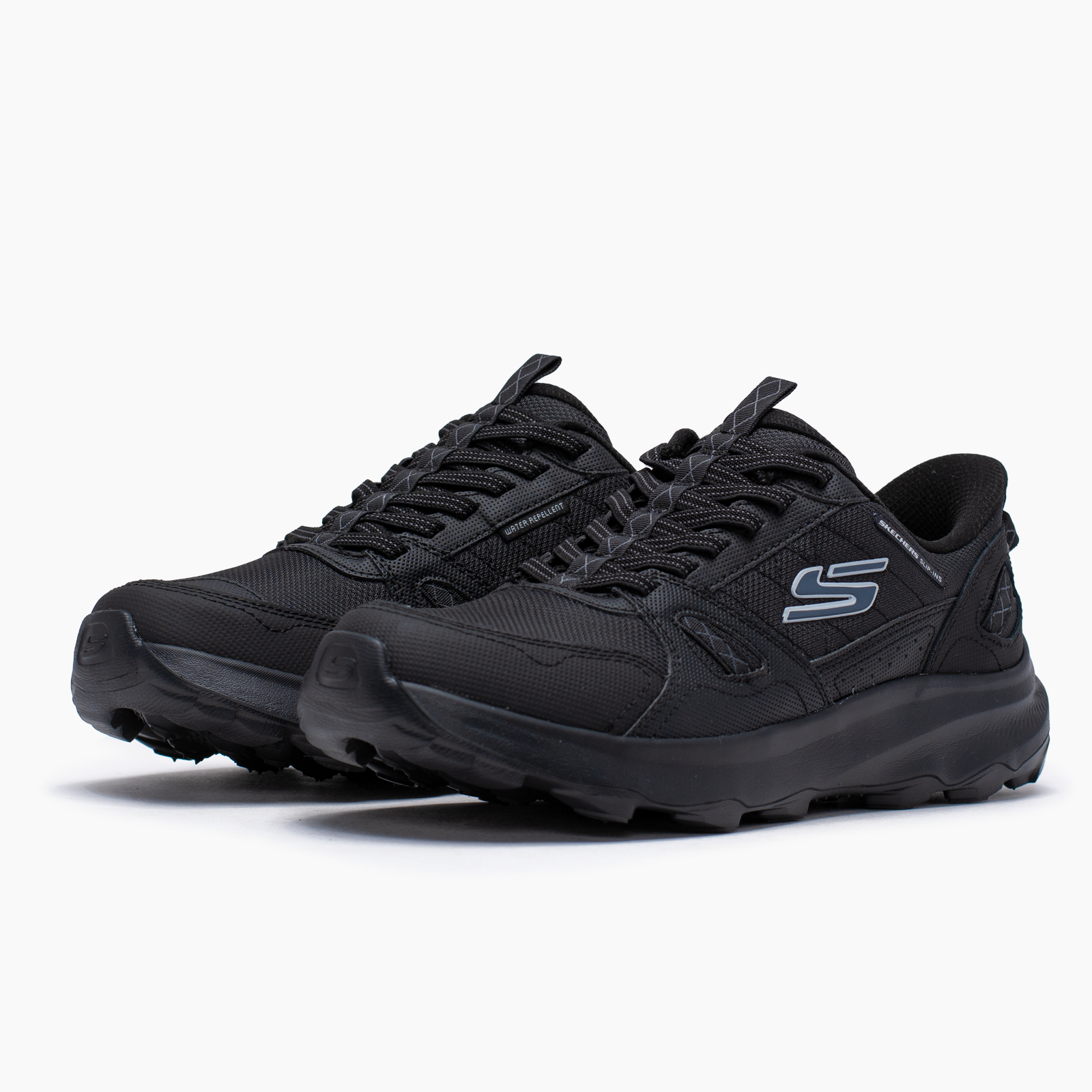 Skechers negro para hombre senderismo
