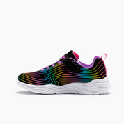 Skechers para niña negro deportivo