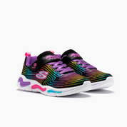 SKECHERS LIGHTS WAVY BEAMS 302338LBKMT - NIÑA