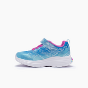 Skechers para niña azul deportivo