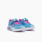 Skechers para niña azul deportivo