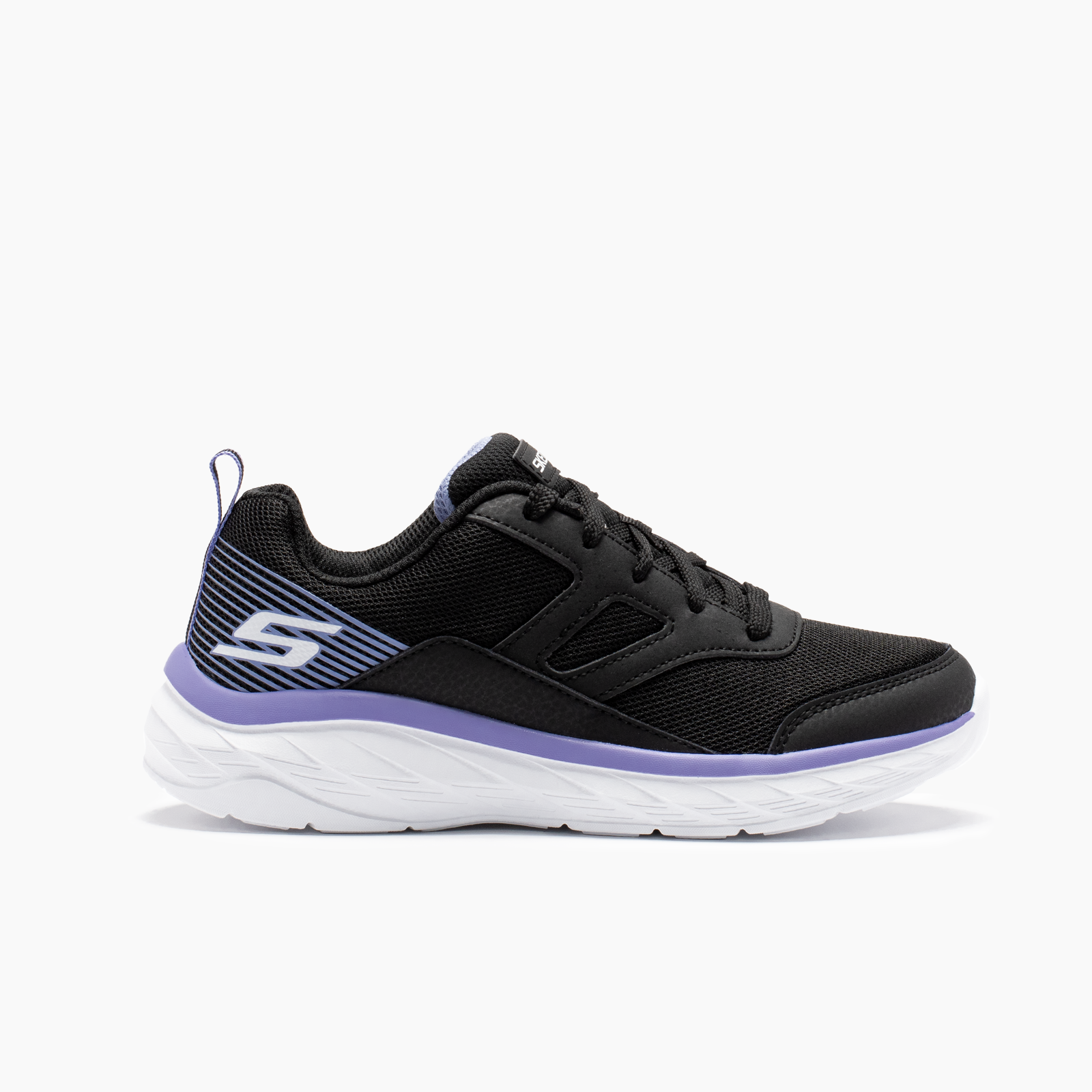 Skechers para niña negro deportivo 