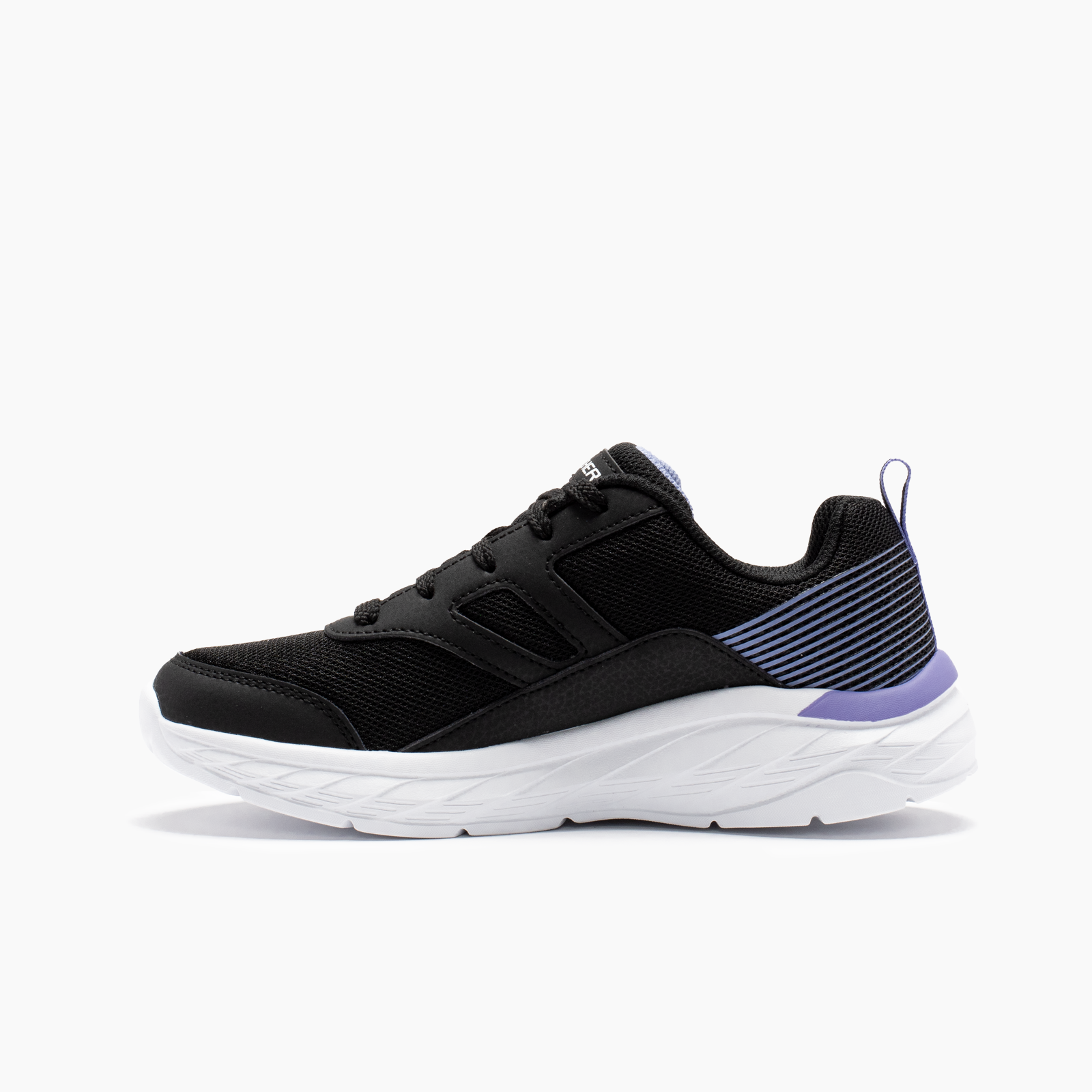 Skechers para niña negro deportivo 