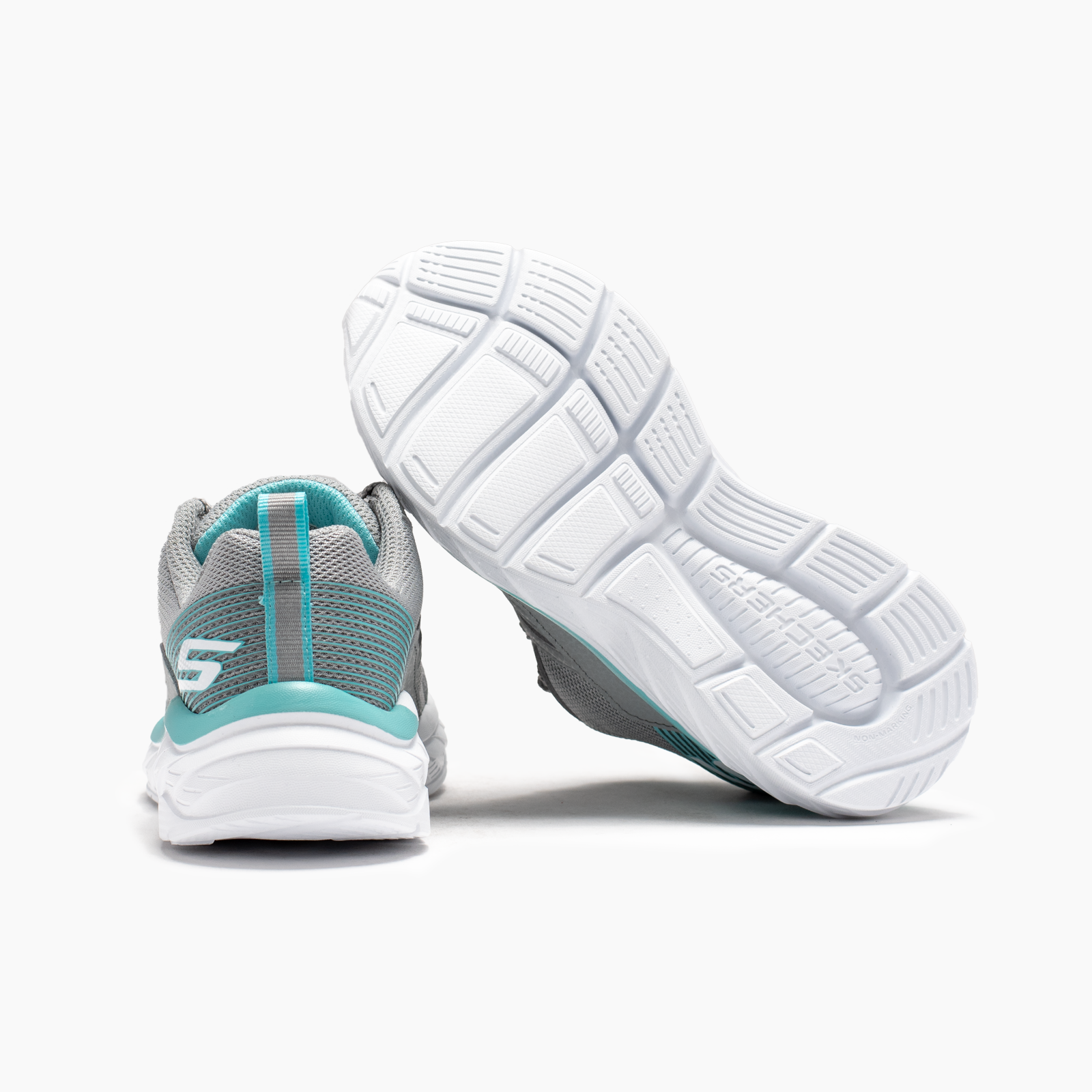 Skechers para niña gris deportivo