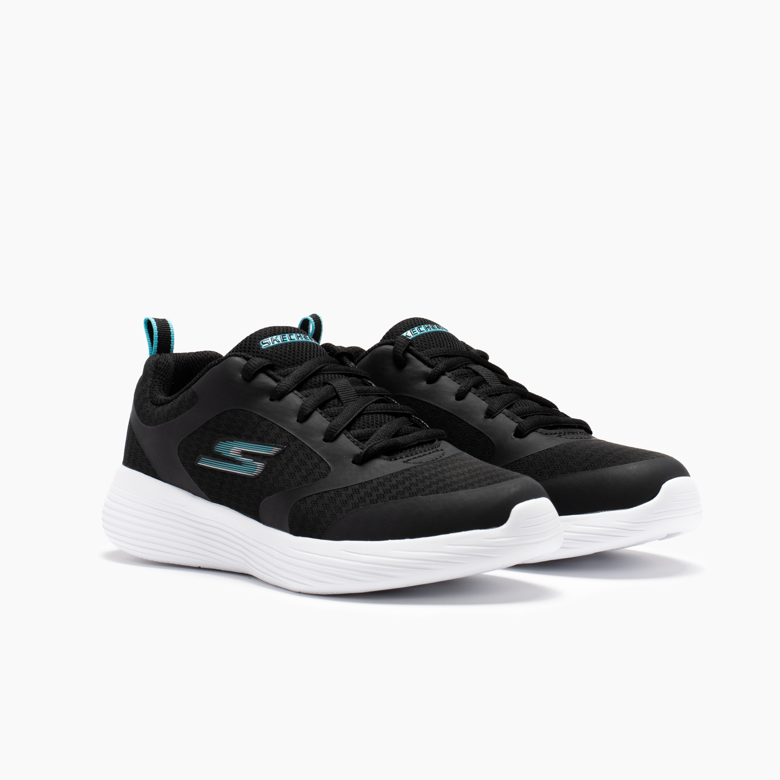Skechers para niña negro deportivo