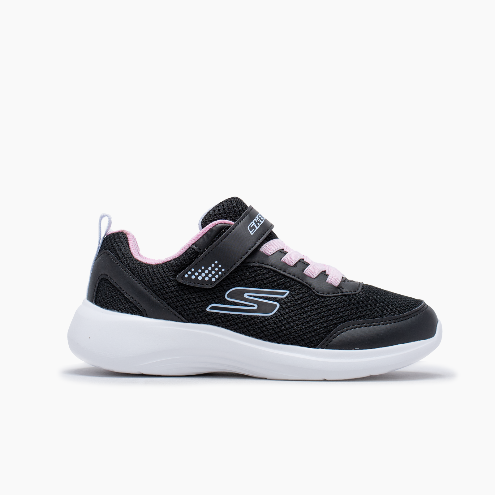 Skechers para niña negro deportivo