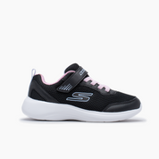 Skechers para niña negro deportivo