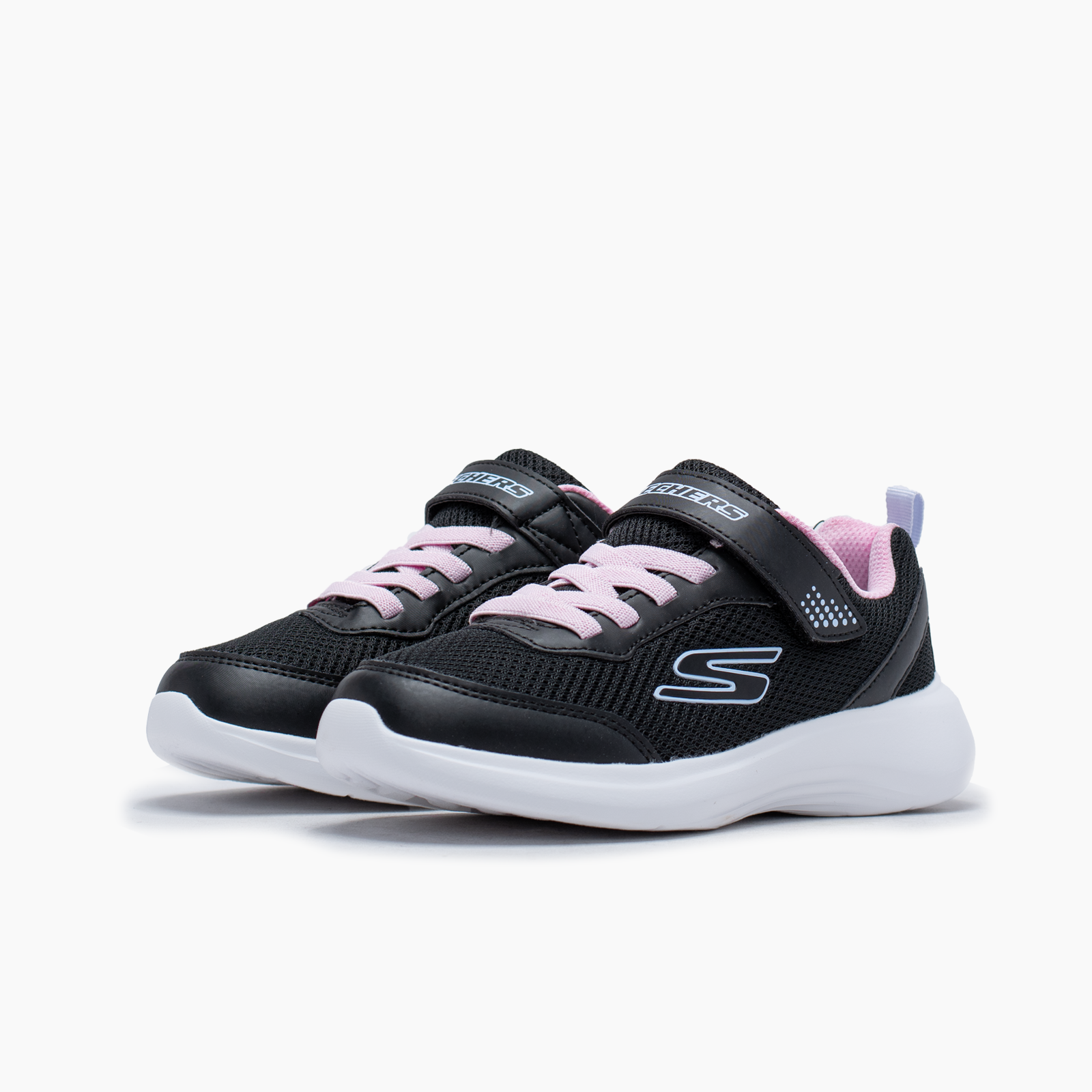 Skechers para niña negro deportivo