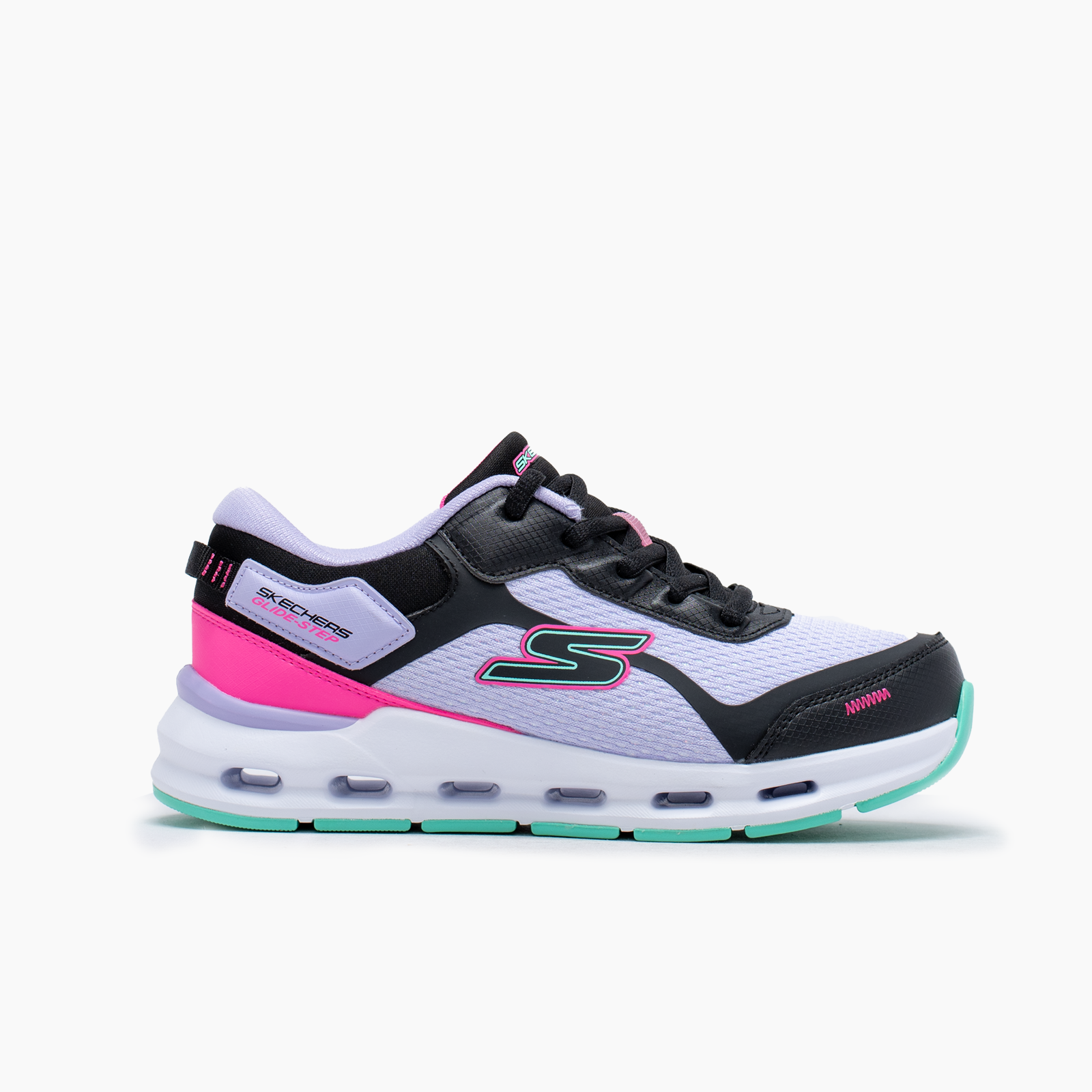 Skechers para niña multicolor deportivo 