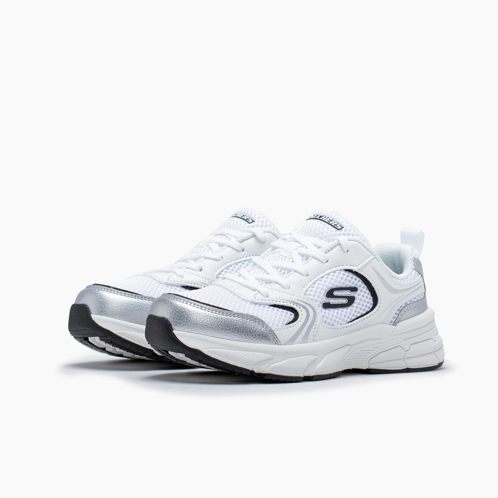 Skechers para niña blanco deportivo 