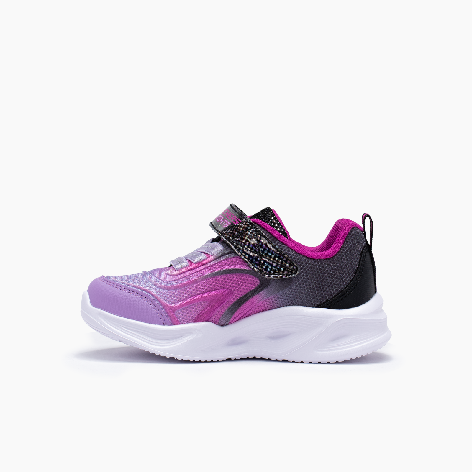 Skechers para niña negro deportivo