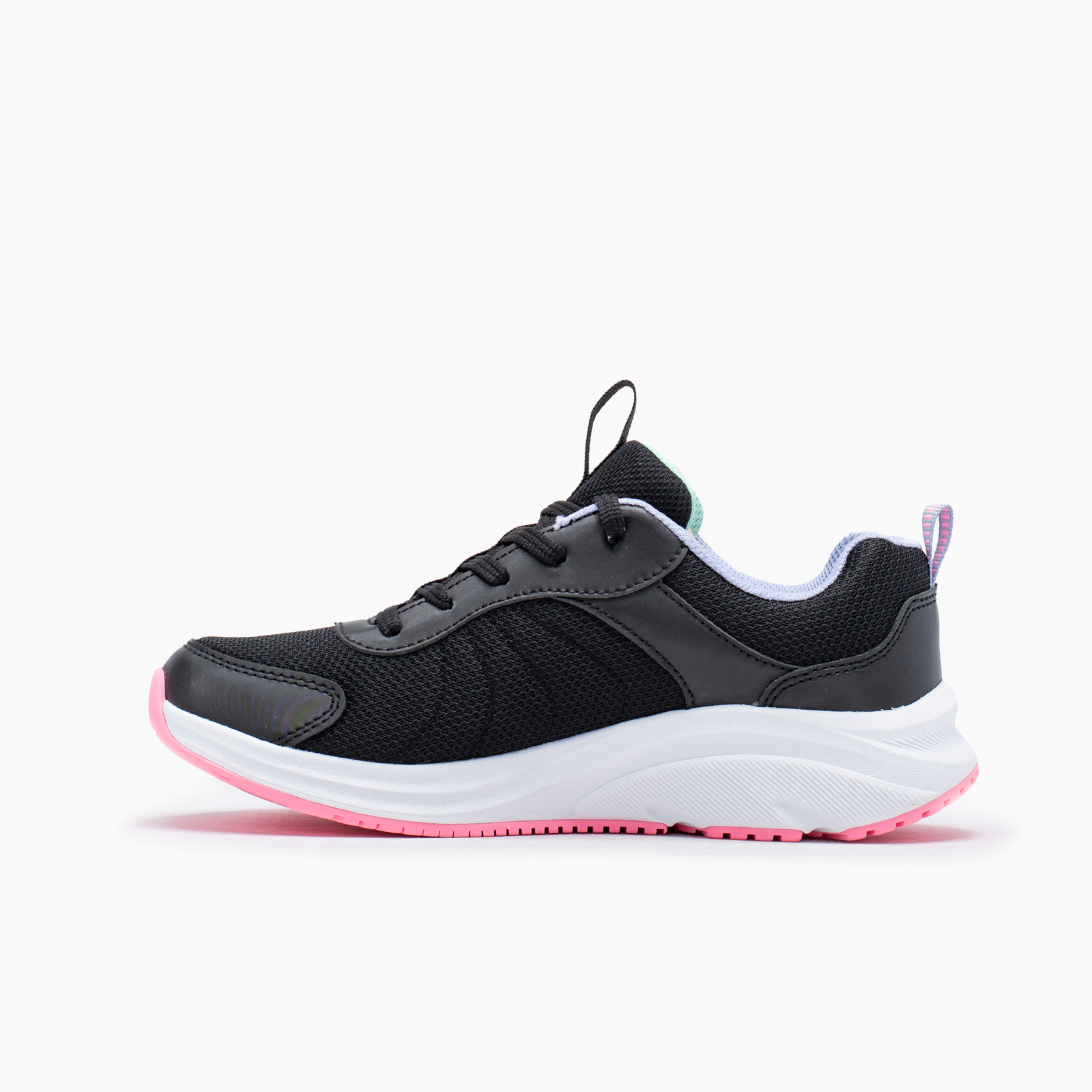 Skechers para niña negro deportivo